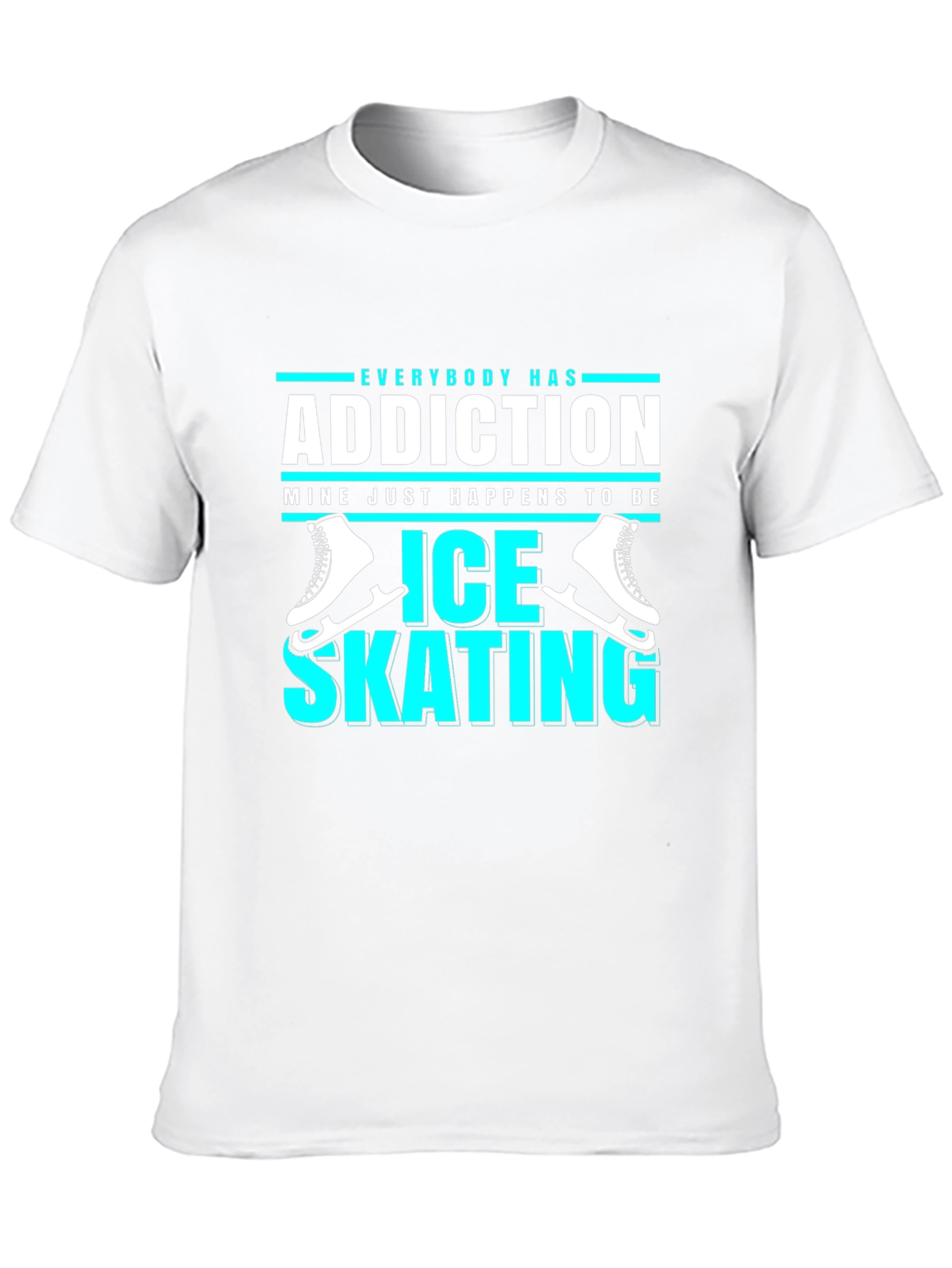 Ice Skating Addiction Graphic Tee