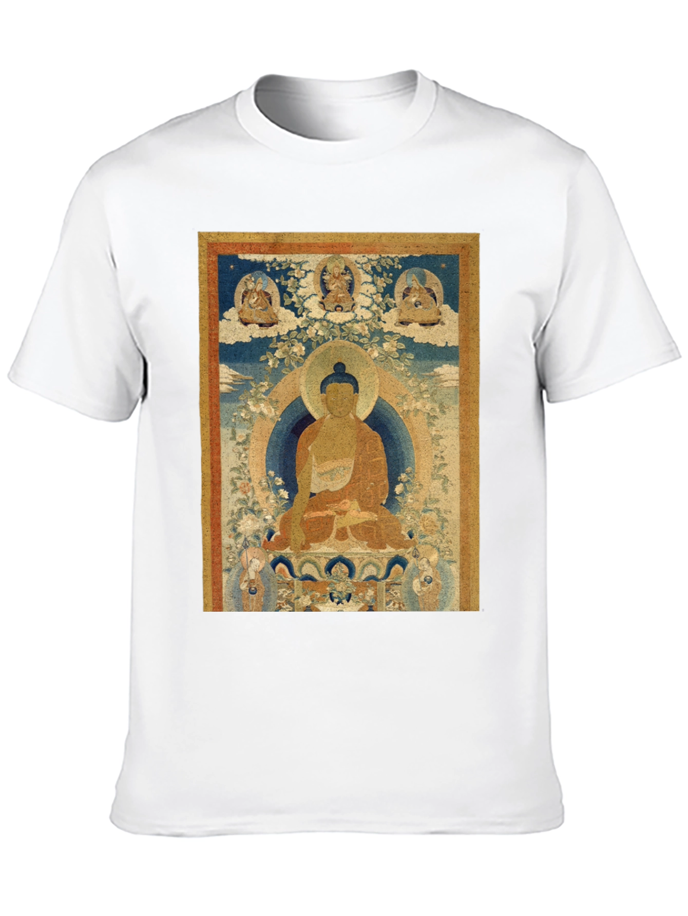 Buddha Art Print Black T-Shirt