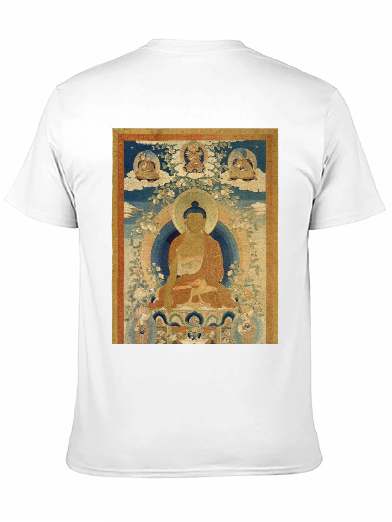 Buddha Art Print Black T-Shirt