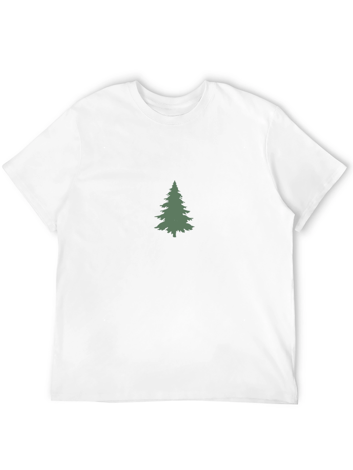 Evergreen Tree Graphic T-Shirt - Black