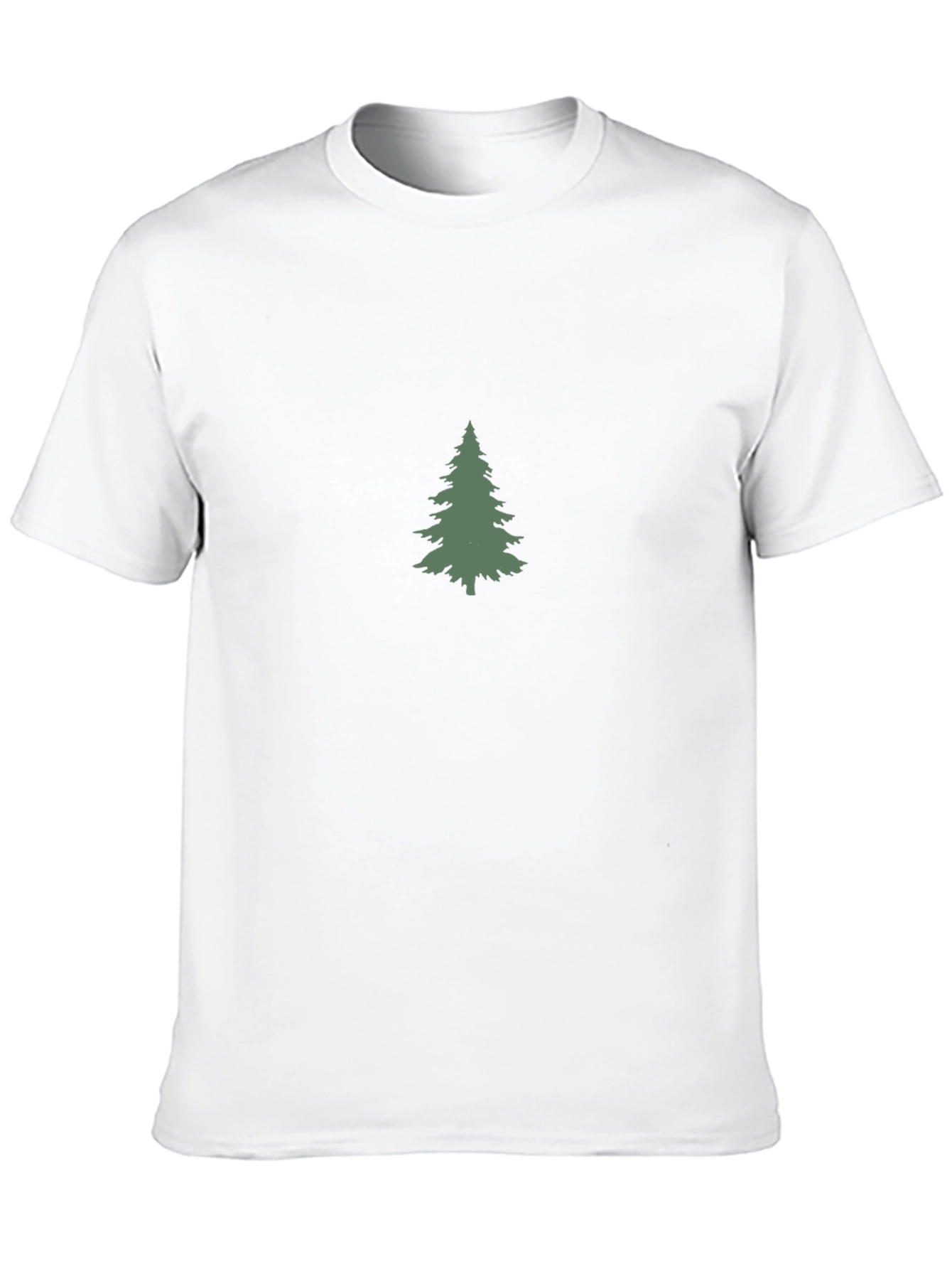 Evergreen Tree Graphic T-Shirt - Black
