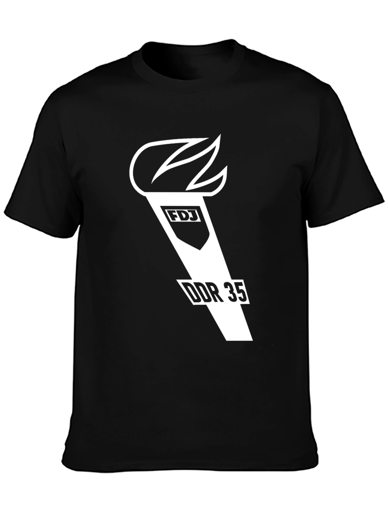 FDJ DDR 35 Black T-Shirt