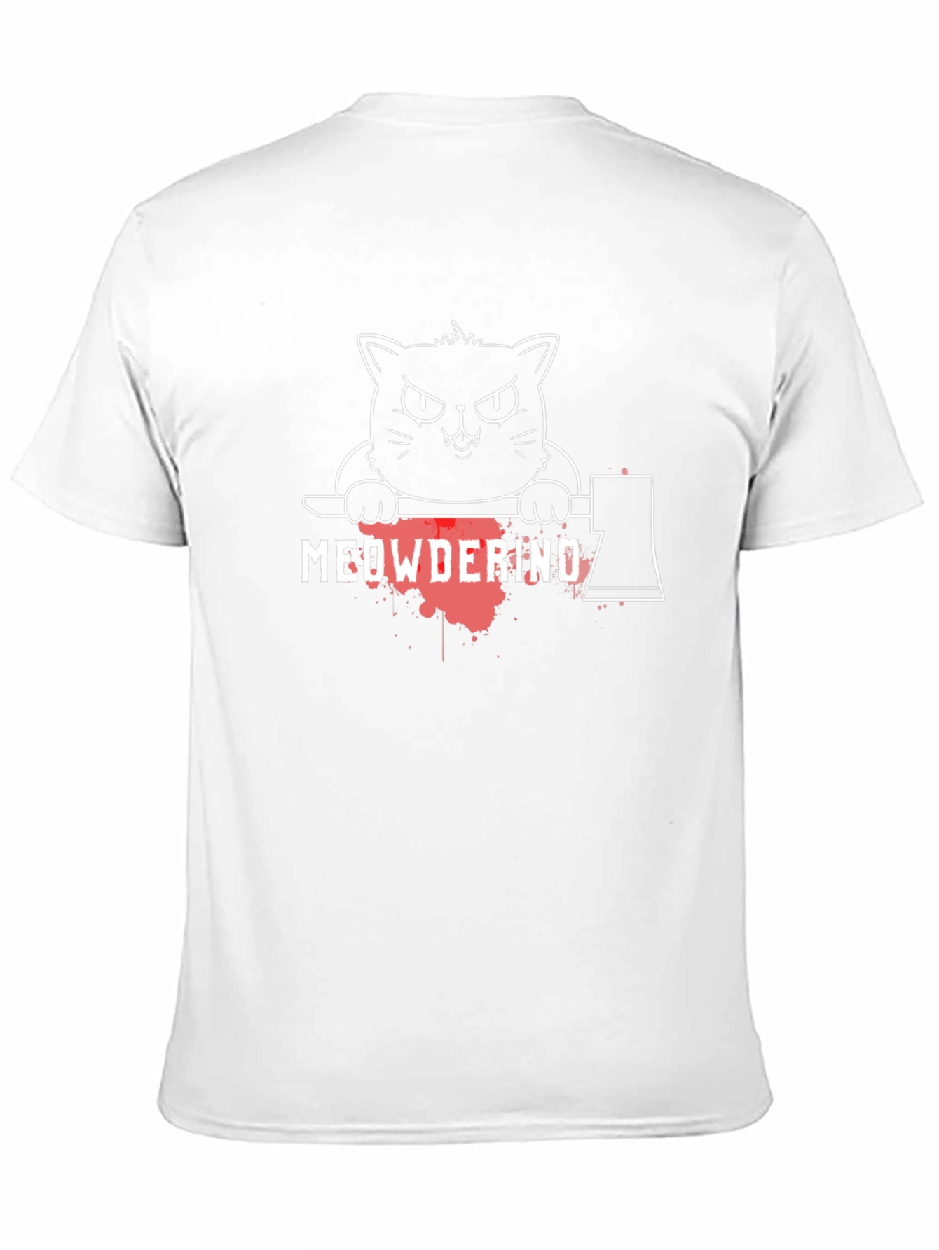 Meowderino Graphic Tee - Killer Cat Shirt