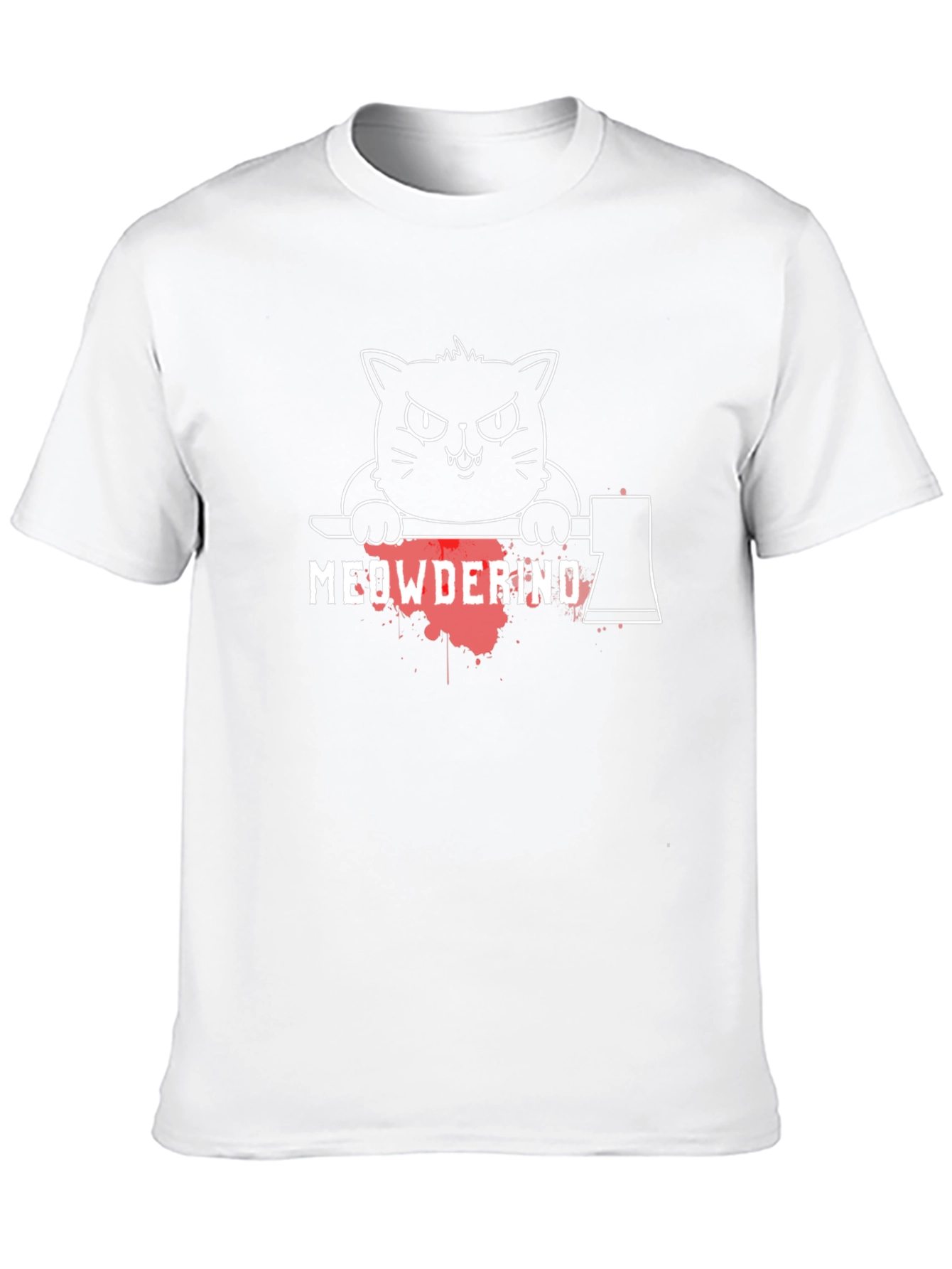 Meowderino Graphic Tee - Killer Cat Shirt
