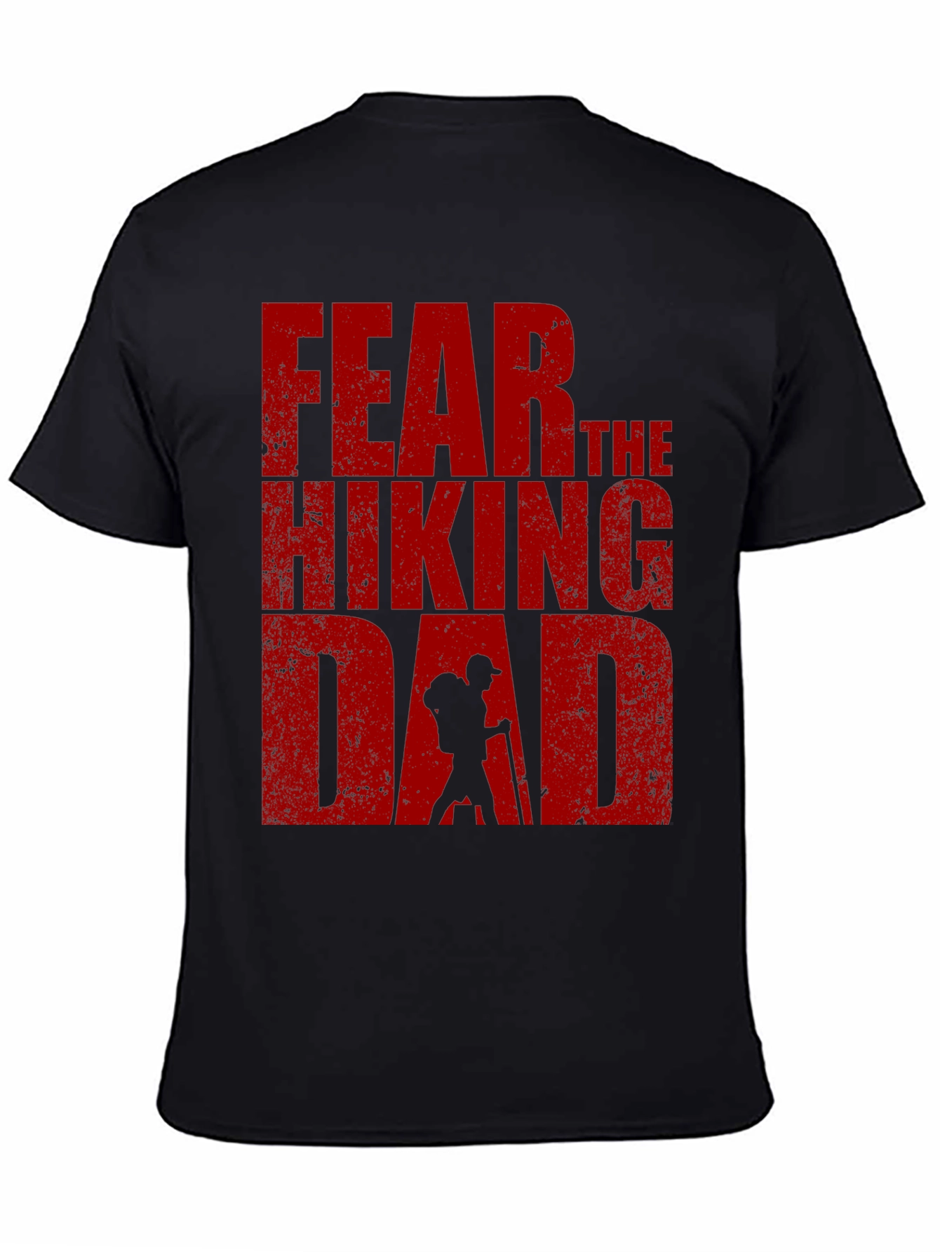Fear The Hiking Dad T-Shirt - Black