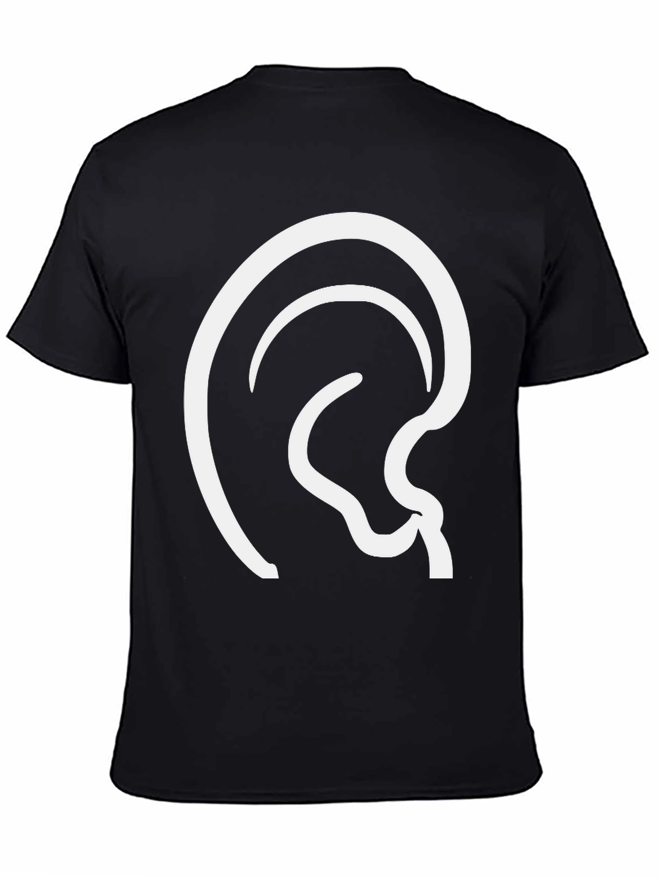 Abstract Silhouette Black T-Shirt