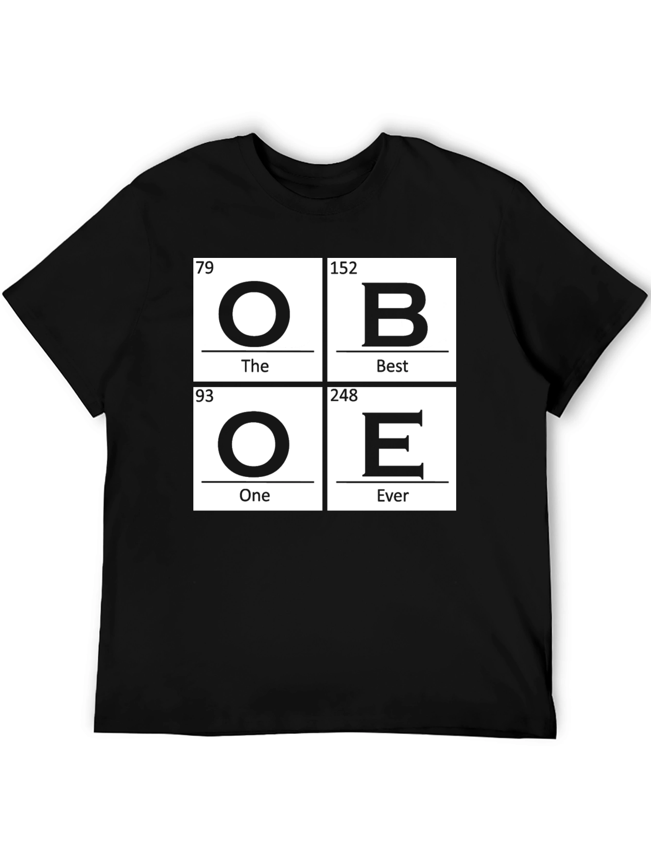 Obe The Best One Ever Periodic Table Inspired T-Shirt