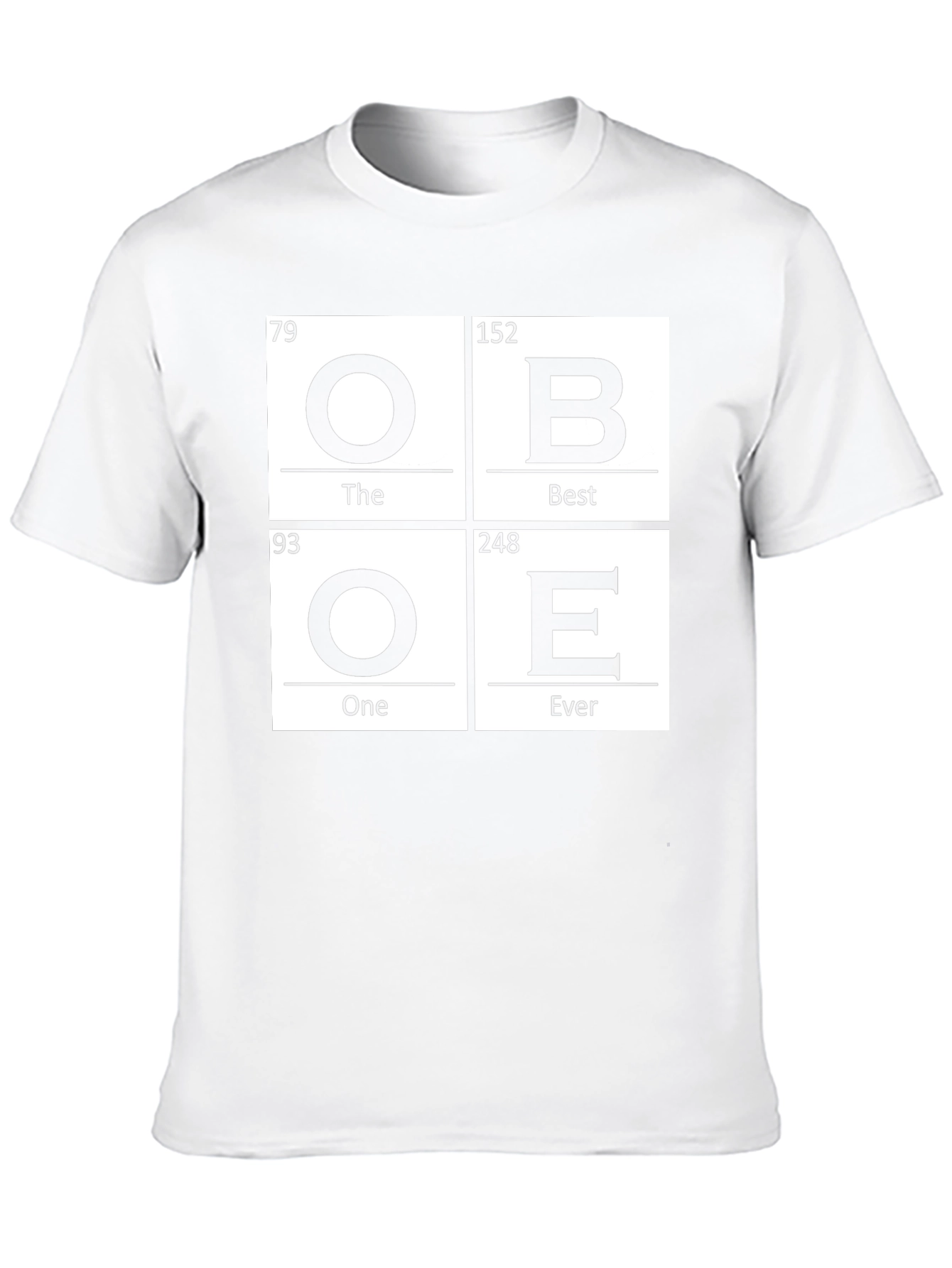 Obe The Best One Ever Periodic Table Inspired T-Shirt