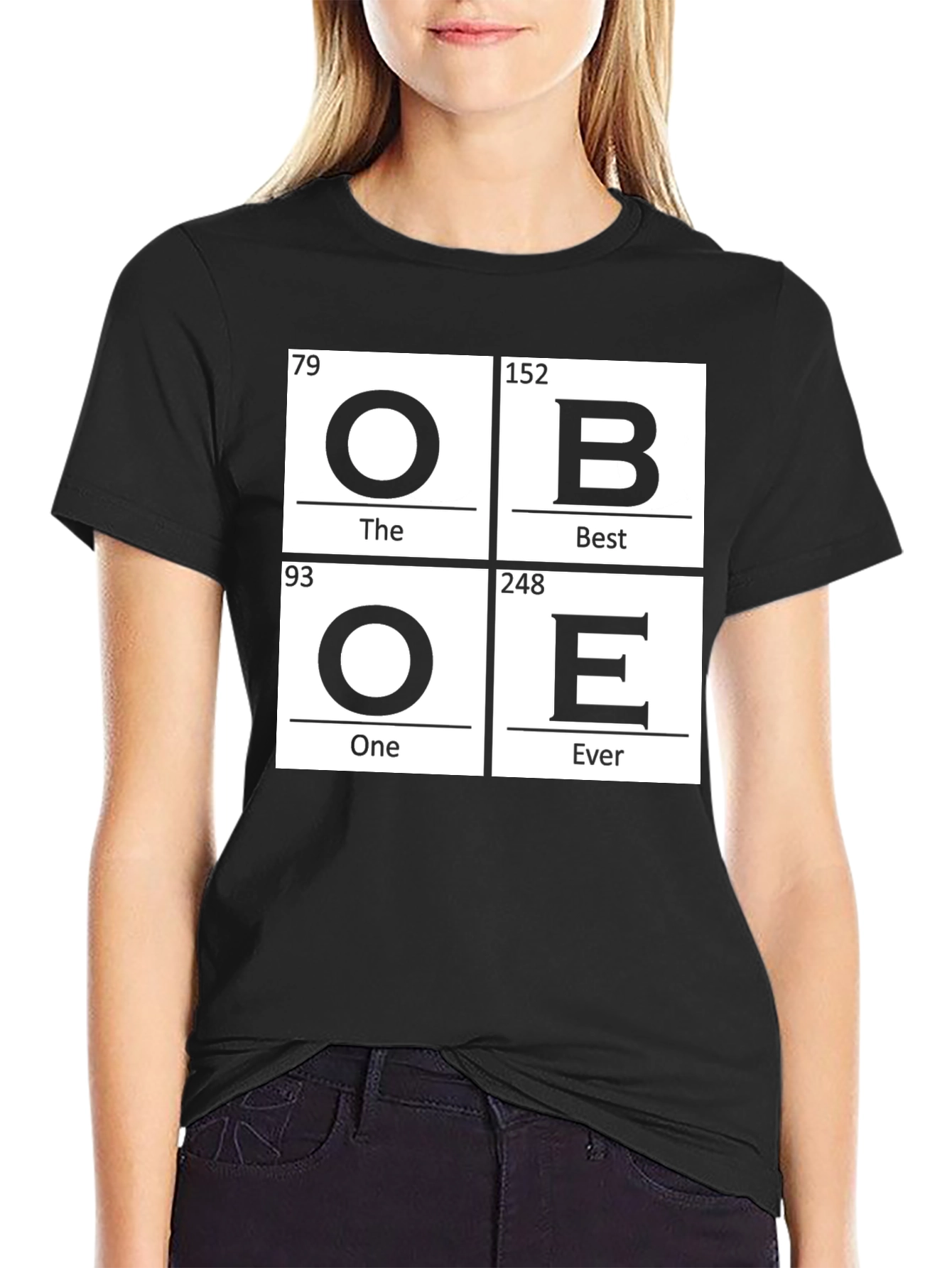 Obe The Best One Ever Periodic Table Inspired T-Shirt