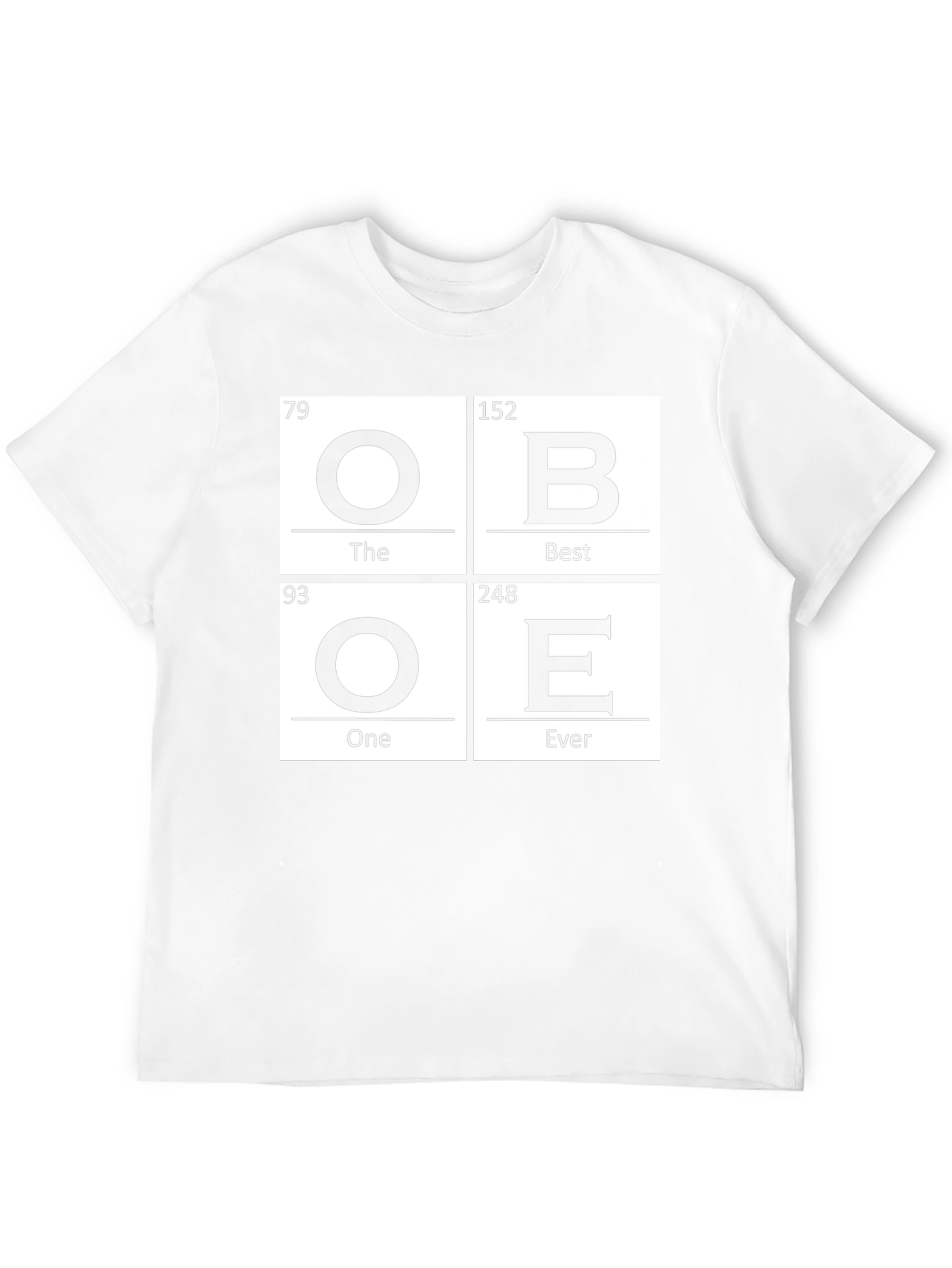 Obe The Best One Ever Periodic Table Inspired T-Shirt