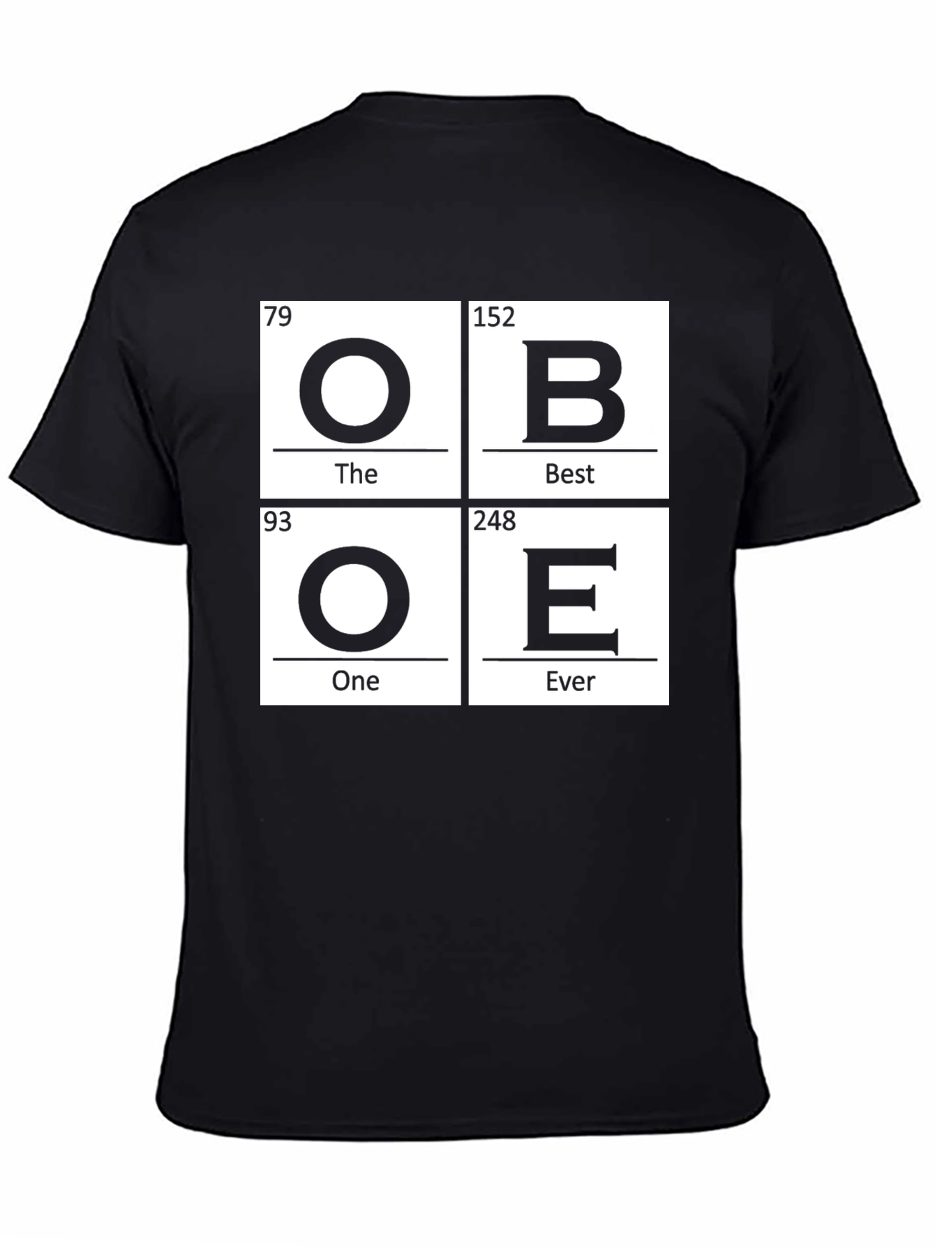 Obe The Best One Ever Periodic Table Inspired T-Shirt