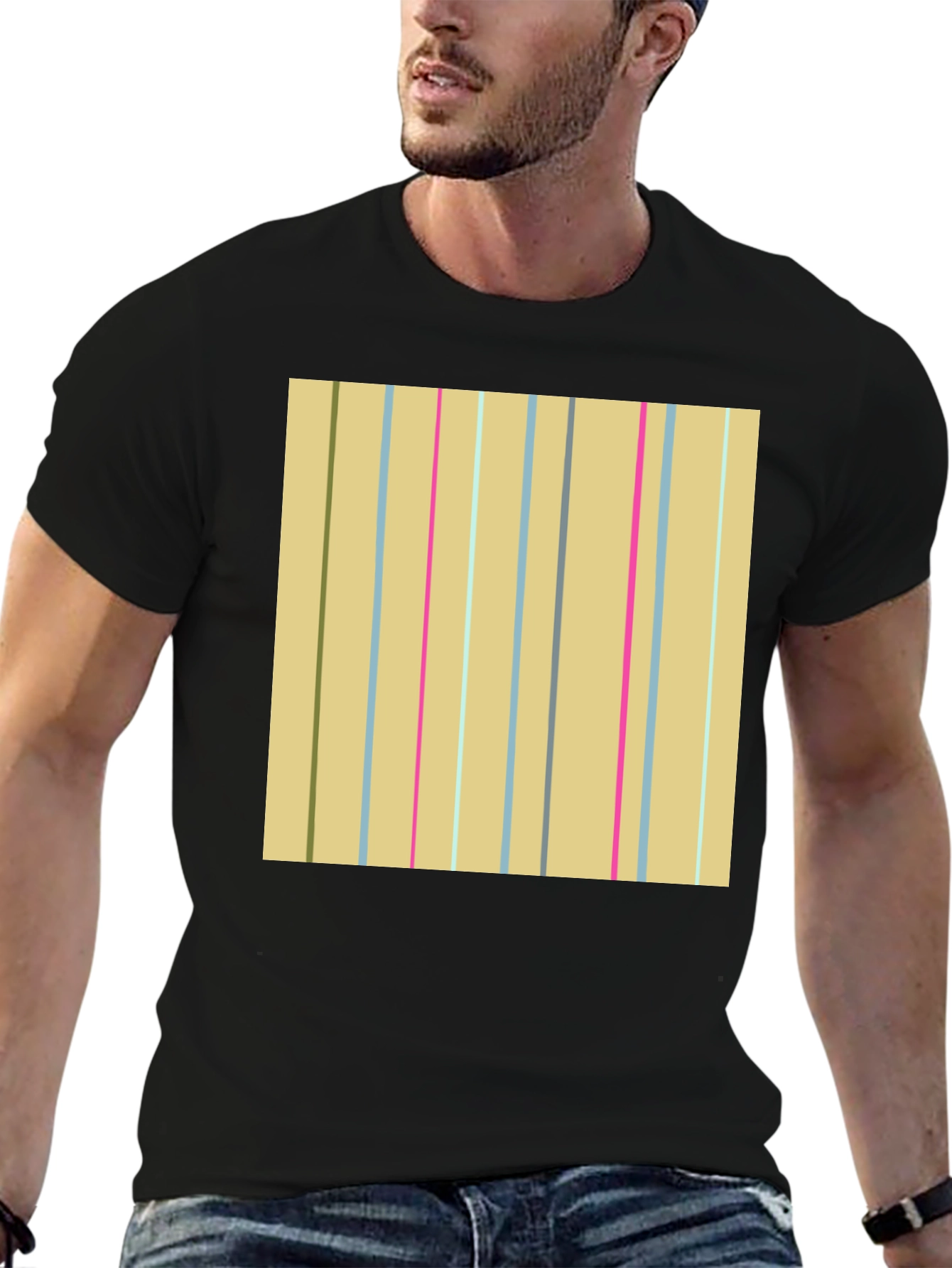 Striped Pattern Tee