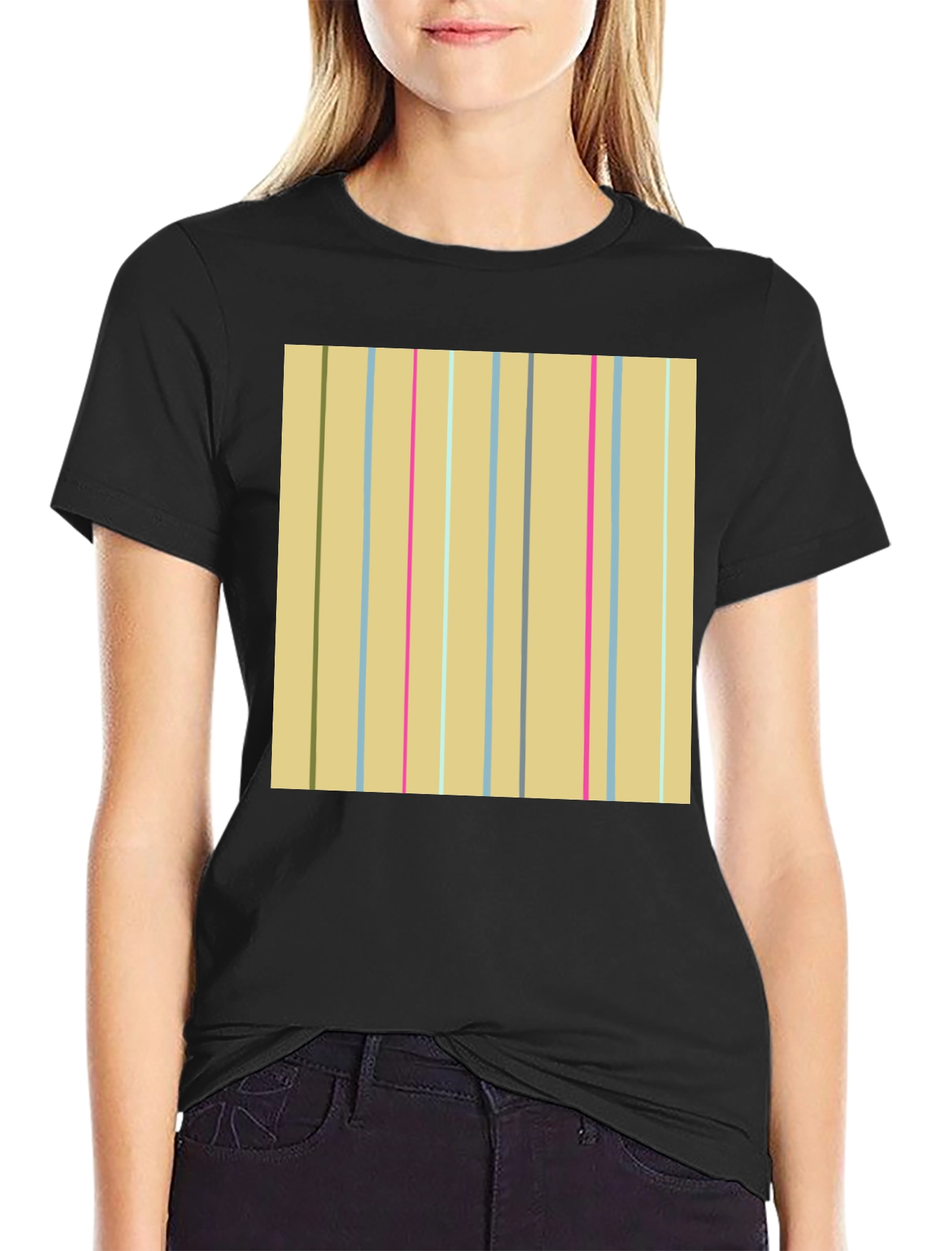 Striped Pattern Tee