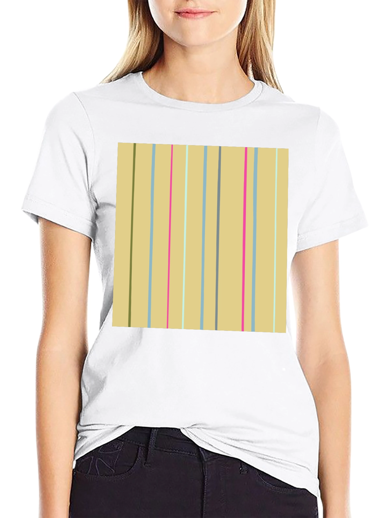 Striped Pattern Tee