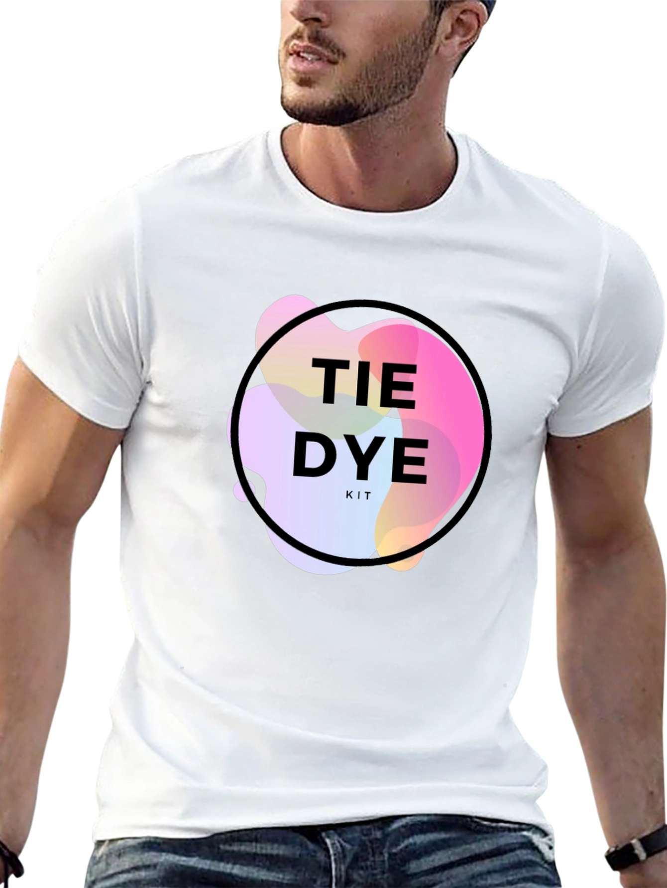 Tie Dye Kit Black Graphic T-Shirt