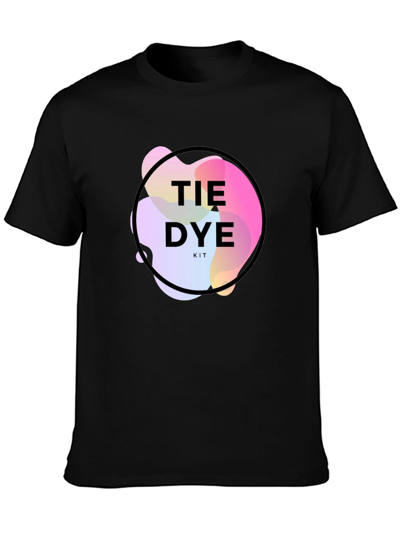 Tie Dye Kit Black Graphic T-Shirt