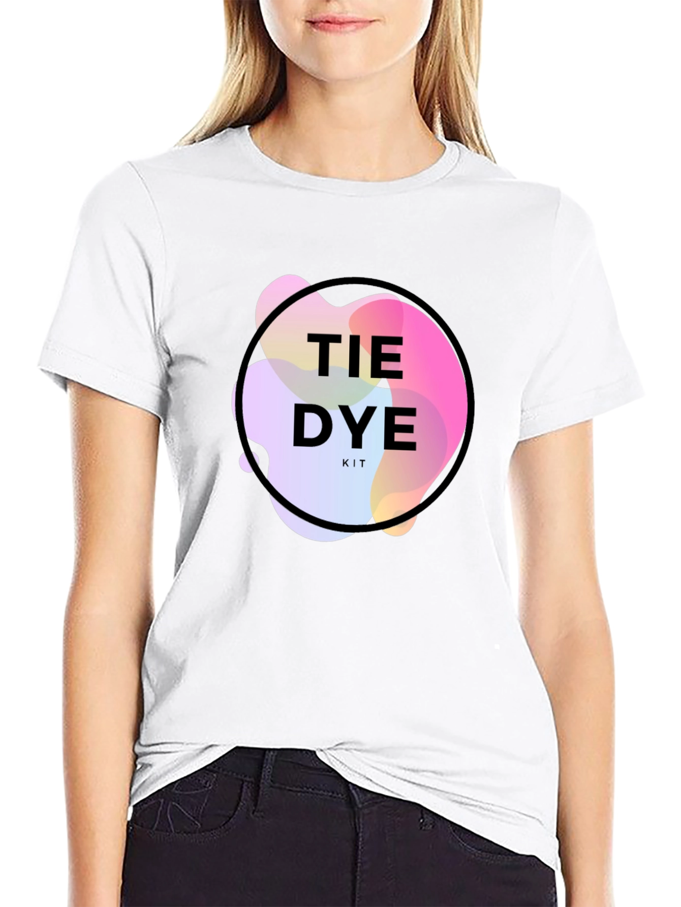 Tie Dye Kit Black Graphic T-Shirt