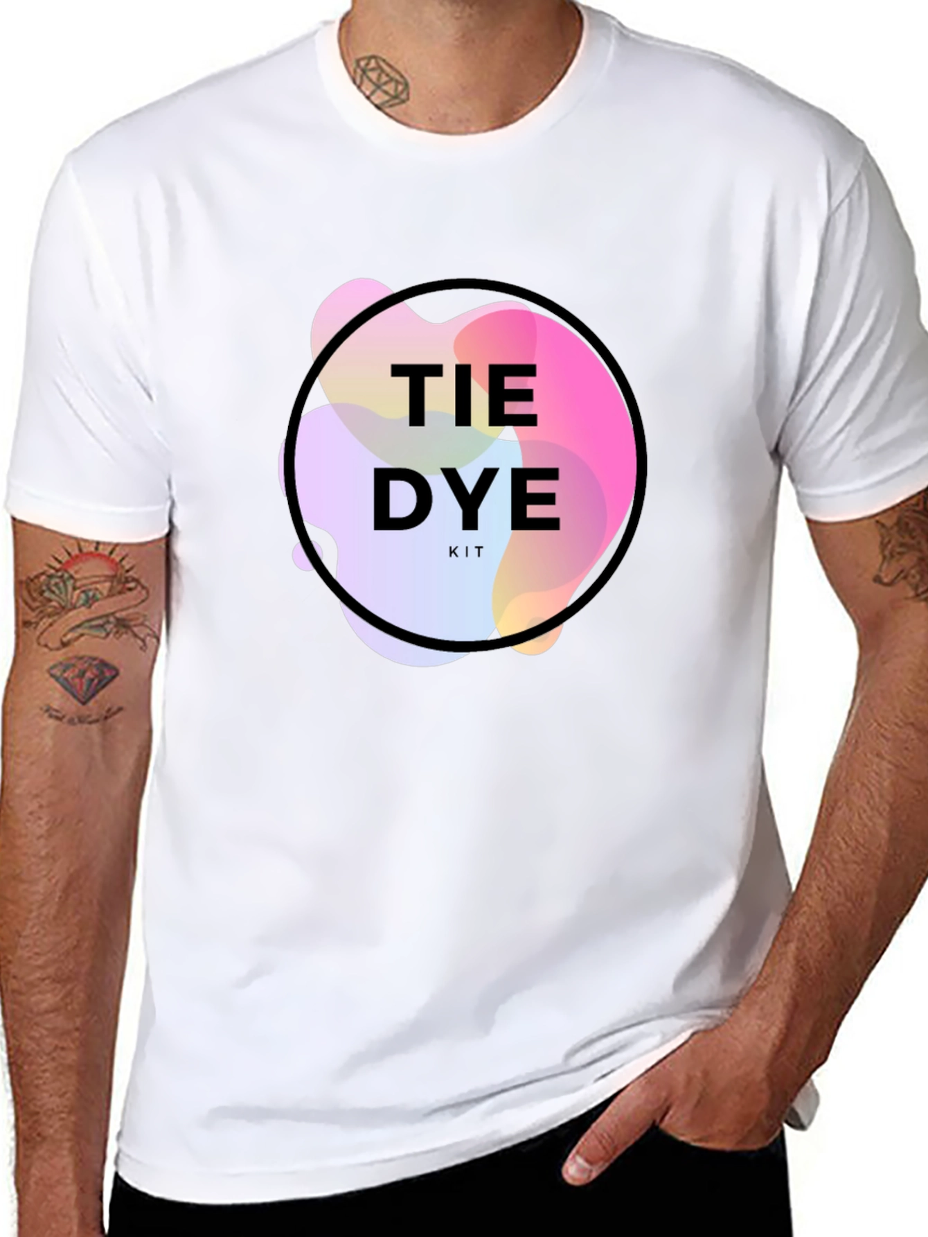 Tie Dye Kit Black Graphic T-Shirt