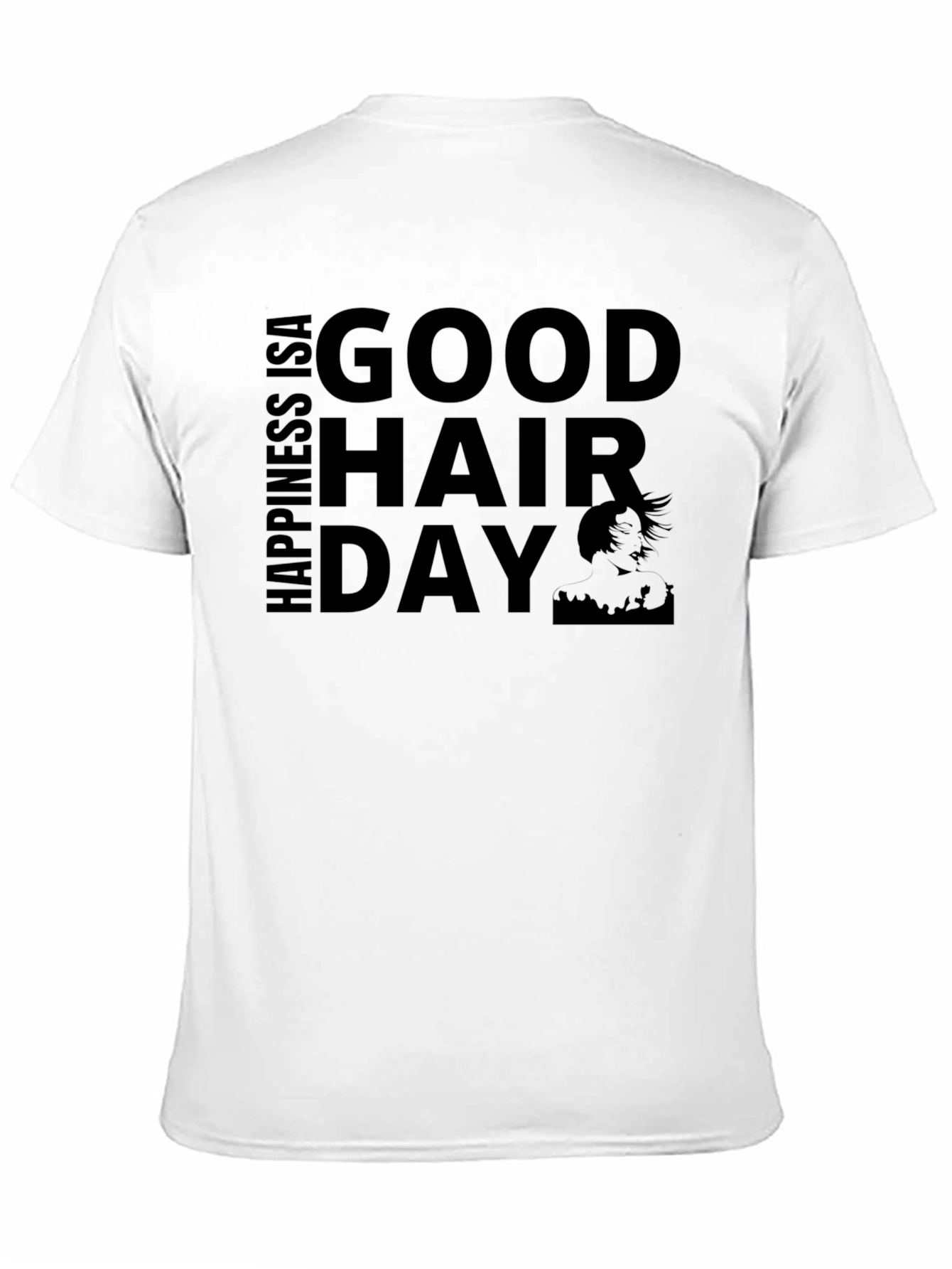 Good Hair Day Graphic Tee - Black Unisex T-Shirt