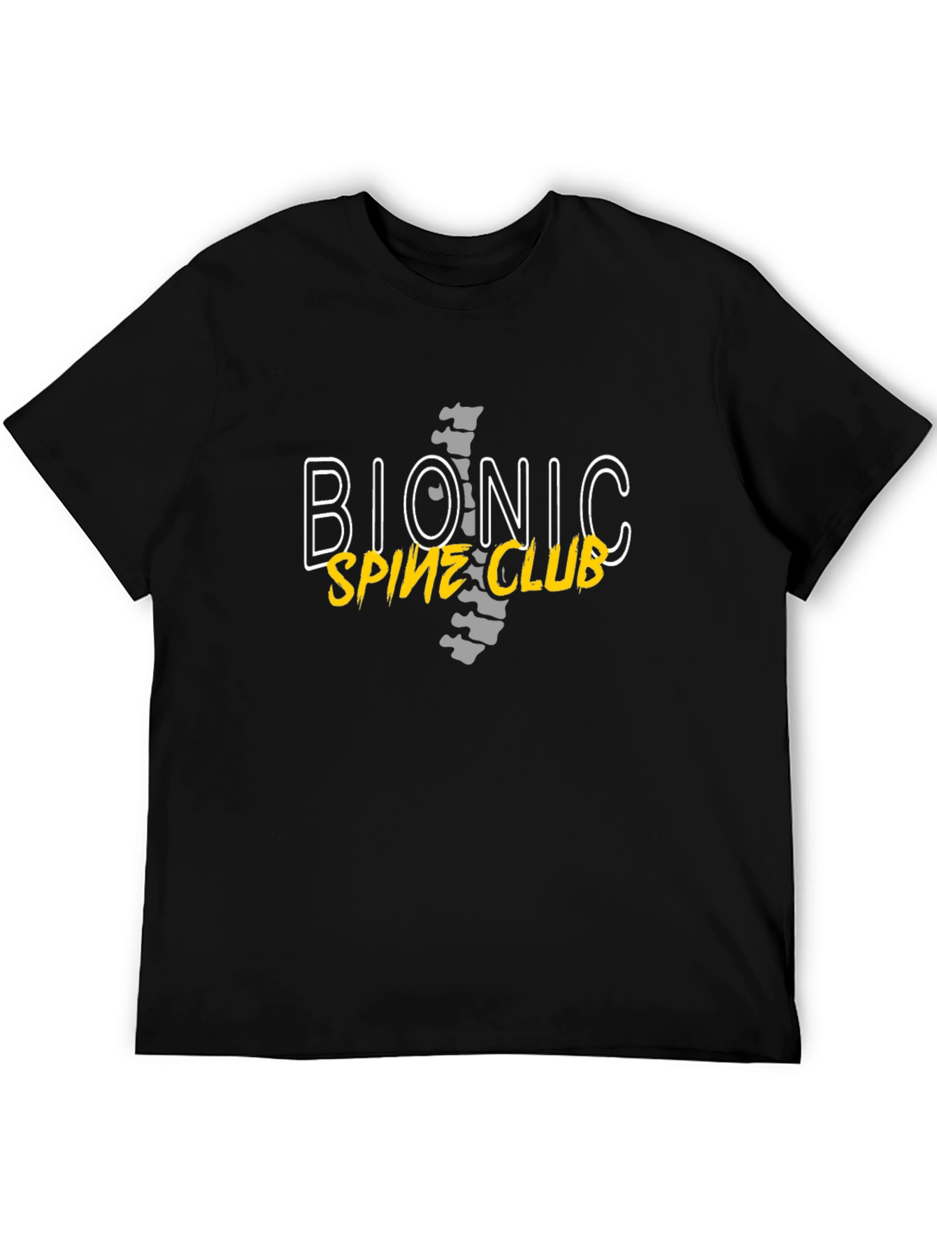 Bionic Spine Club Black T-Shirt
