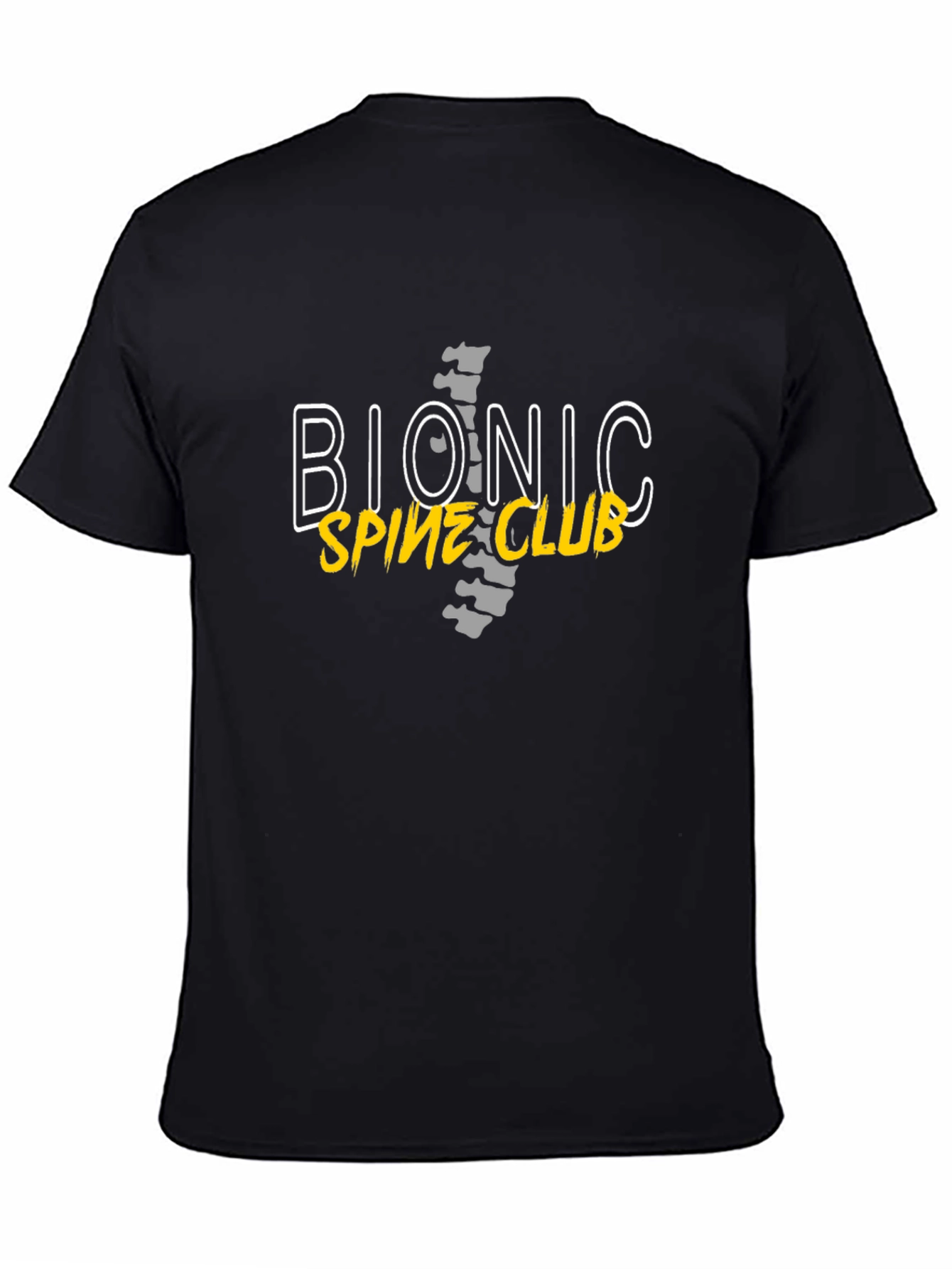 Bionic Spine Club Black T-Shirt