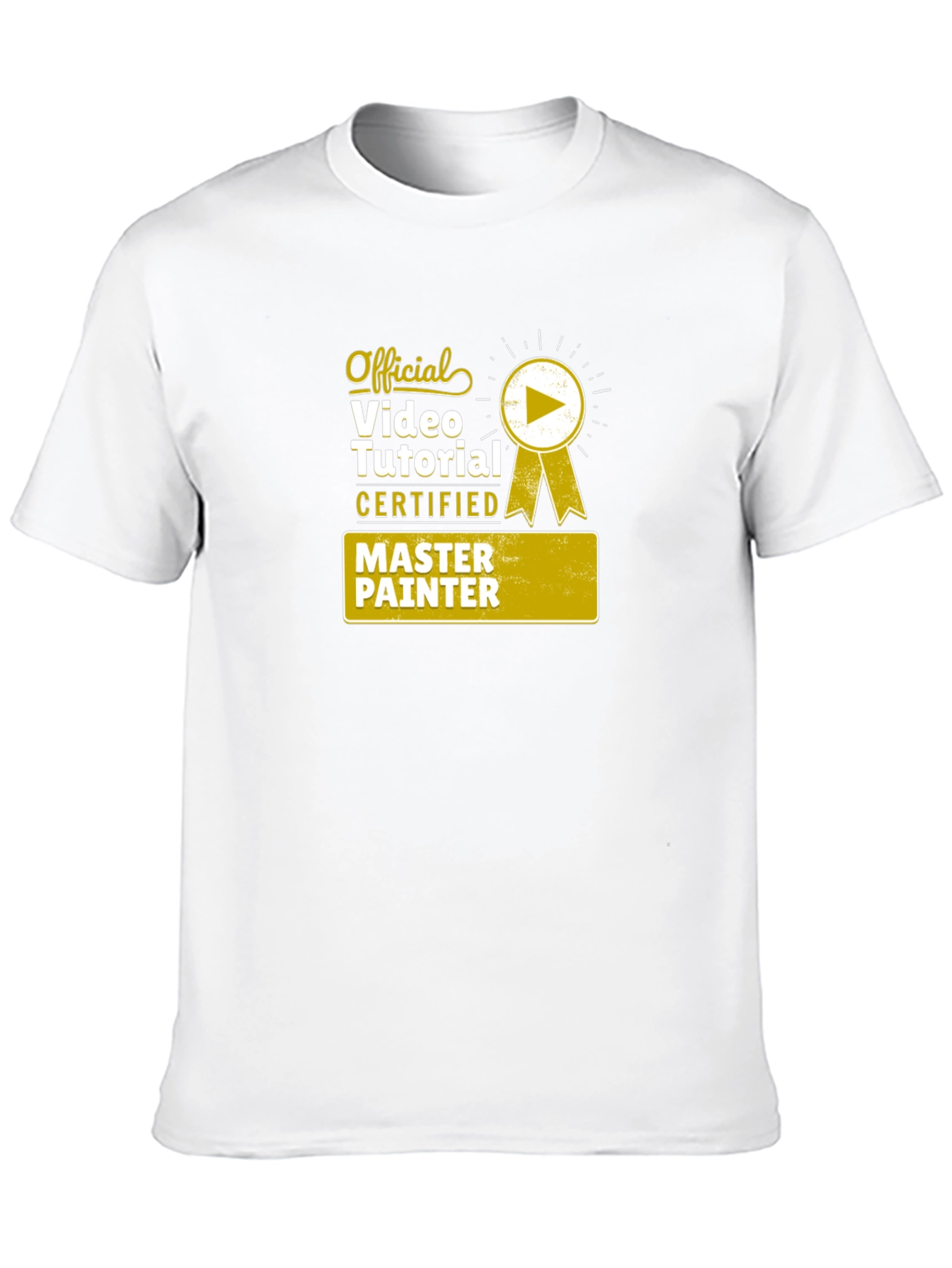 Official Video Tutorial Certified Master Painter T-Shirt