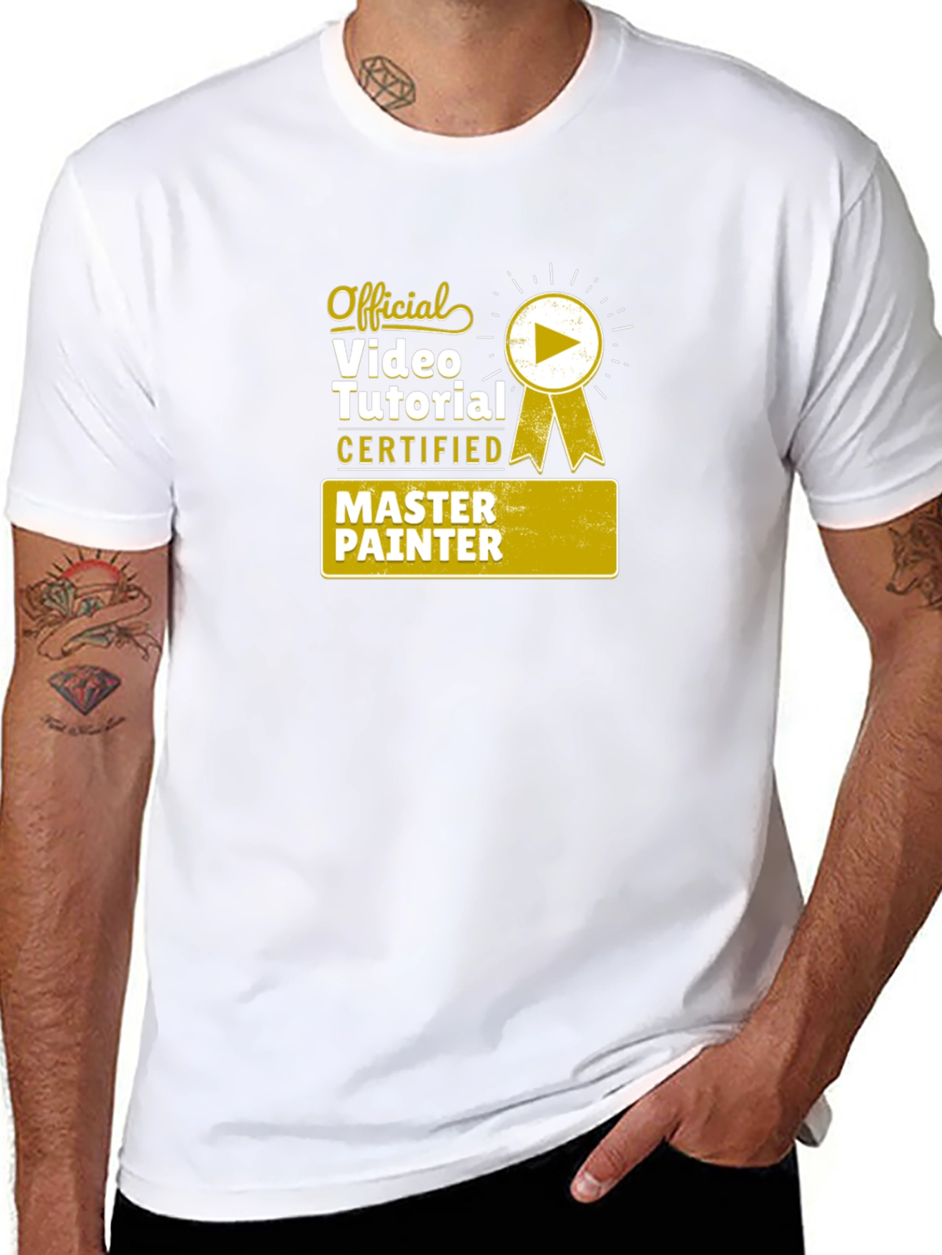 Official Video Tutorial Certified Master Painter T-Shirt