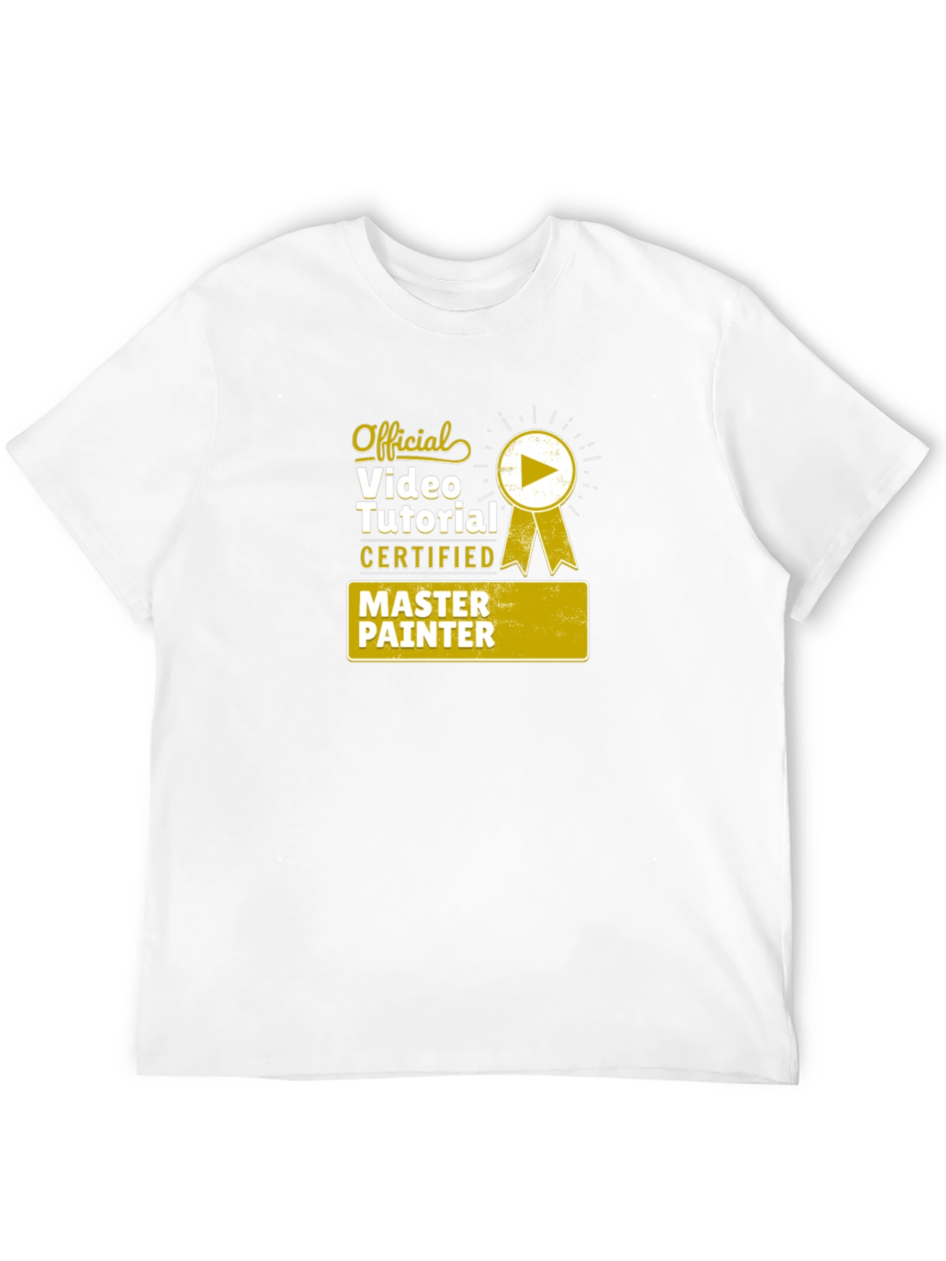 Official Video Tutorial Certified Master Painter T-Shirt