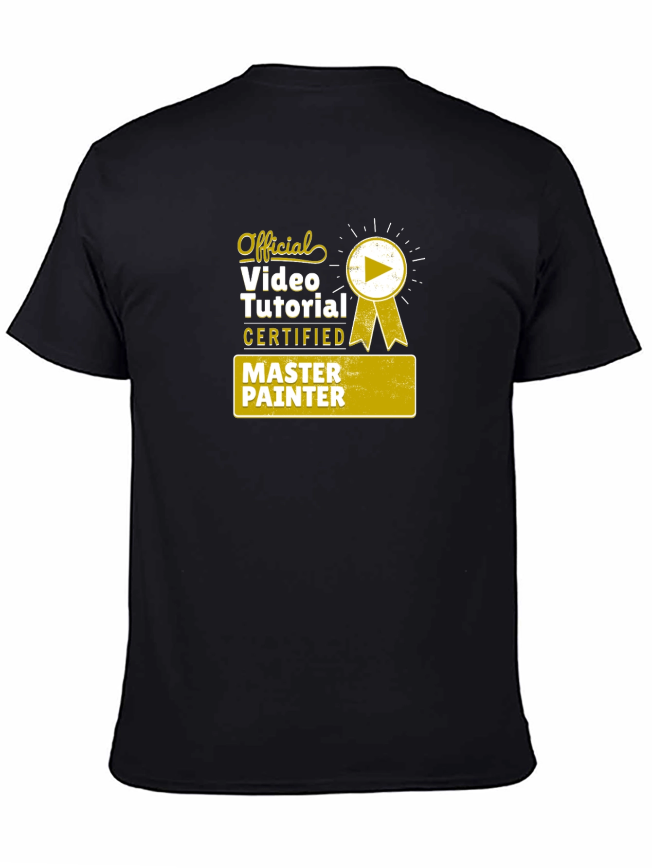 Official Video Tutorial Certified Master Painter T-Shirt