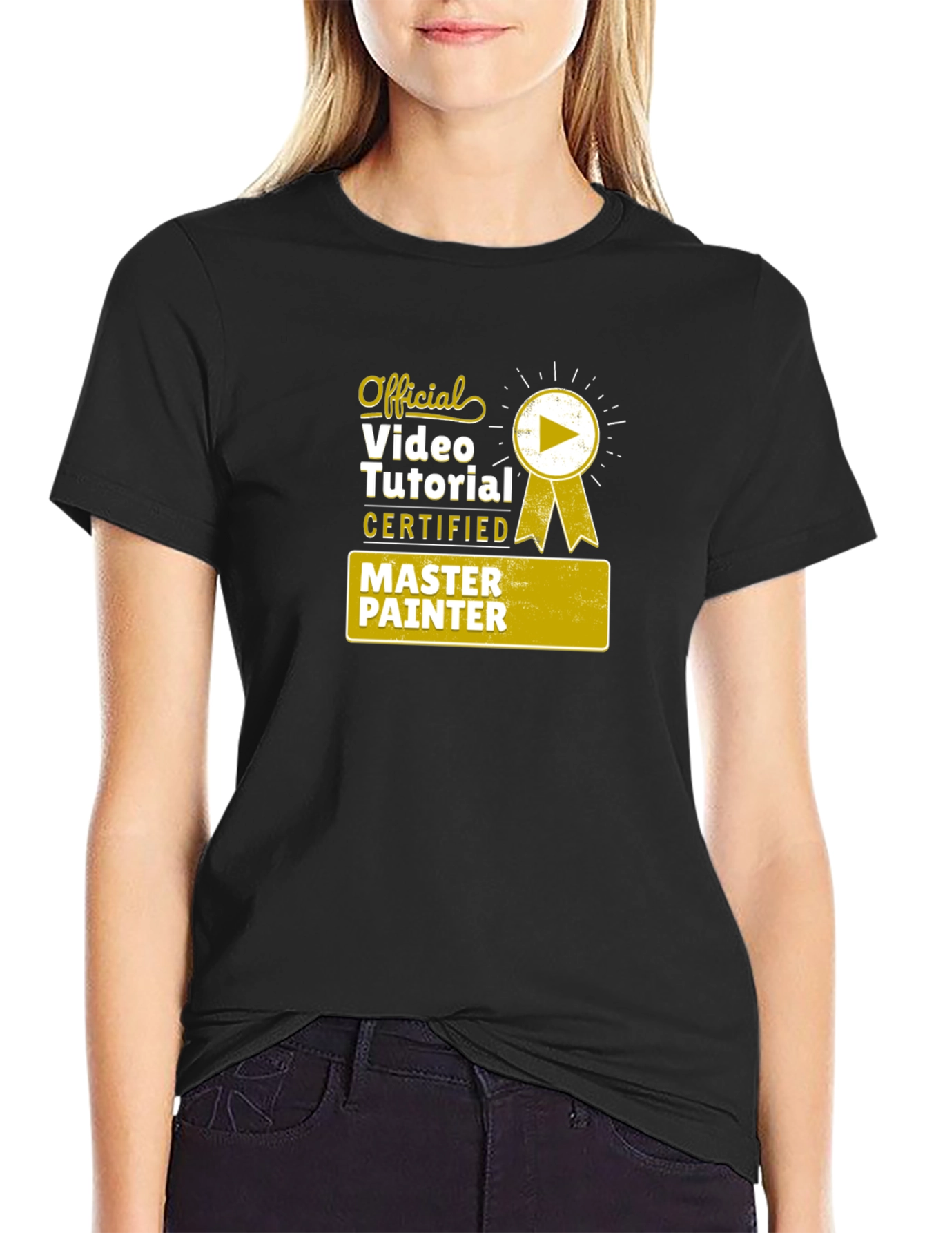 Official Video Tutorial Certified Master Painter T-Shirt