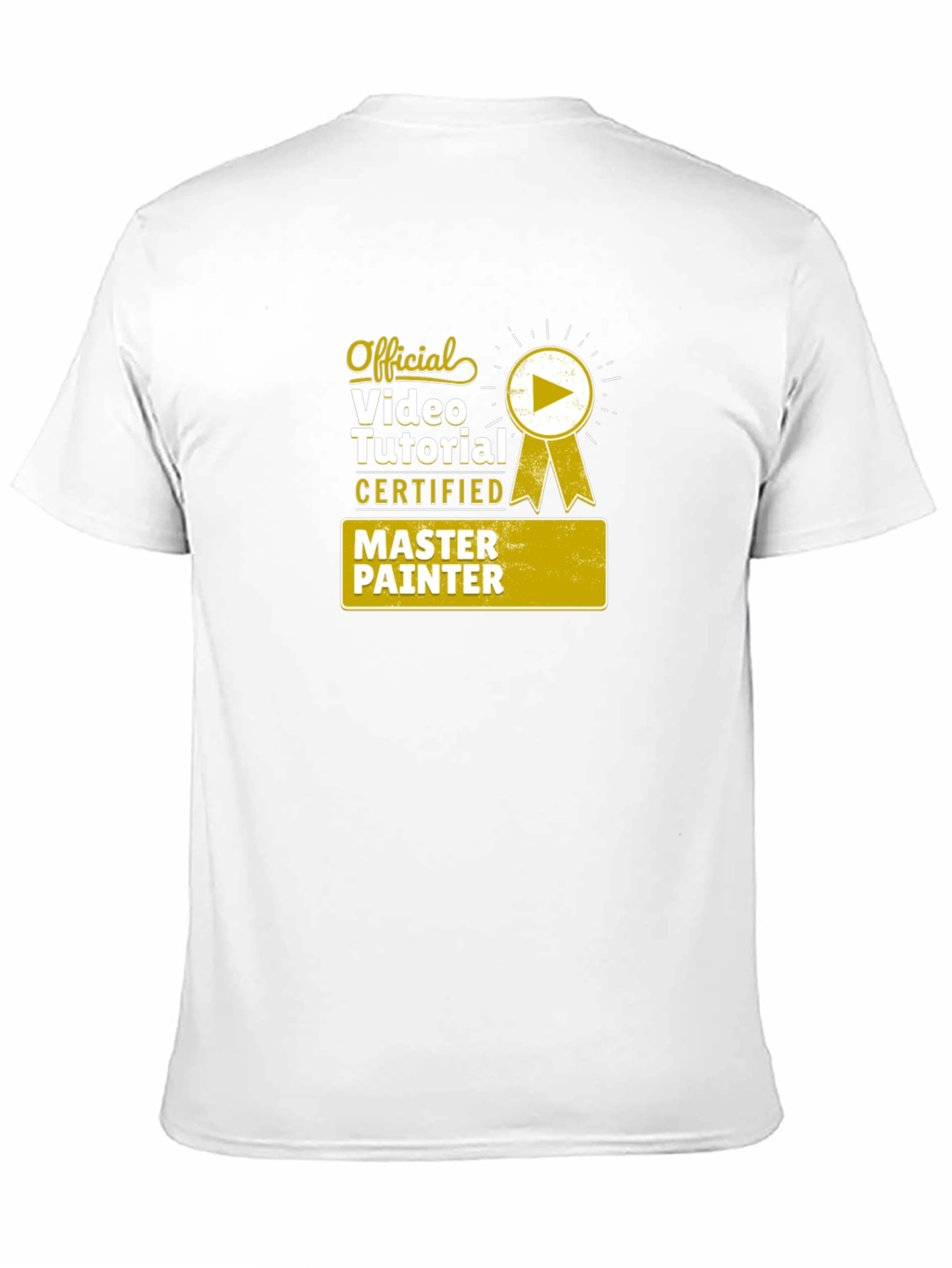 Official Video Tutorial Certified Master Painter T-Shirt