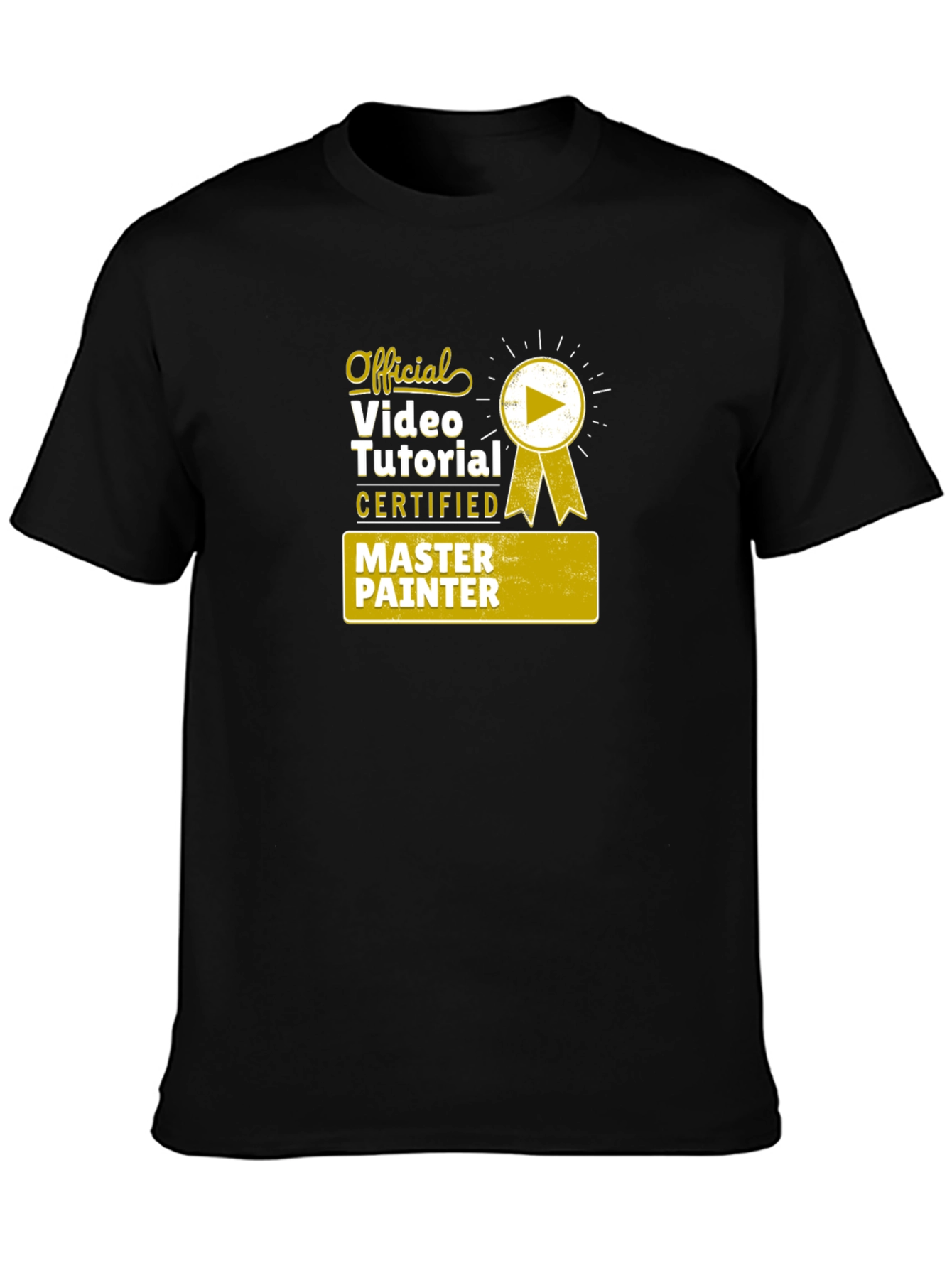 Official Video Tutorial Certified Master Painter T-Shirt