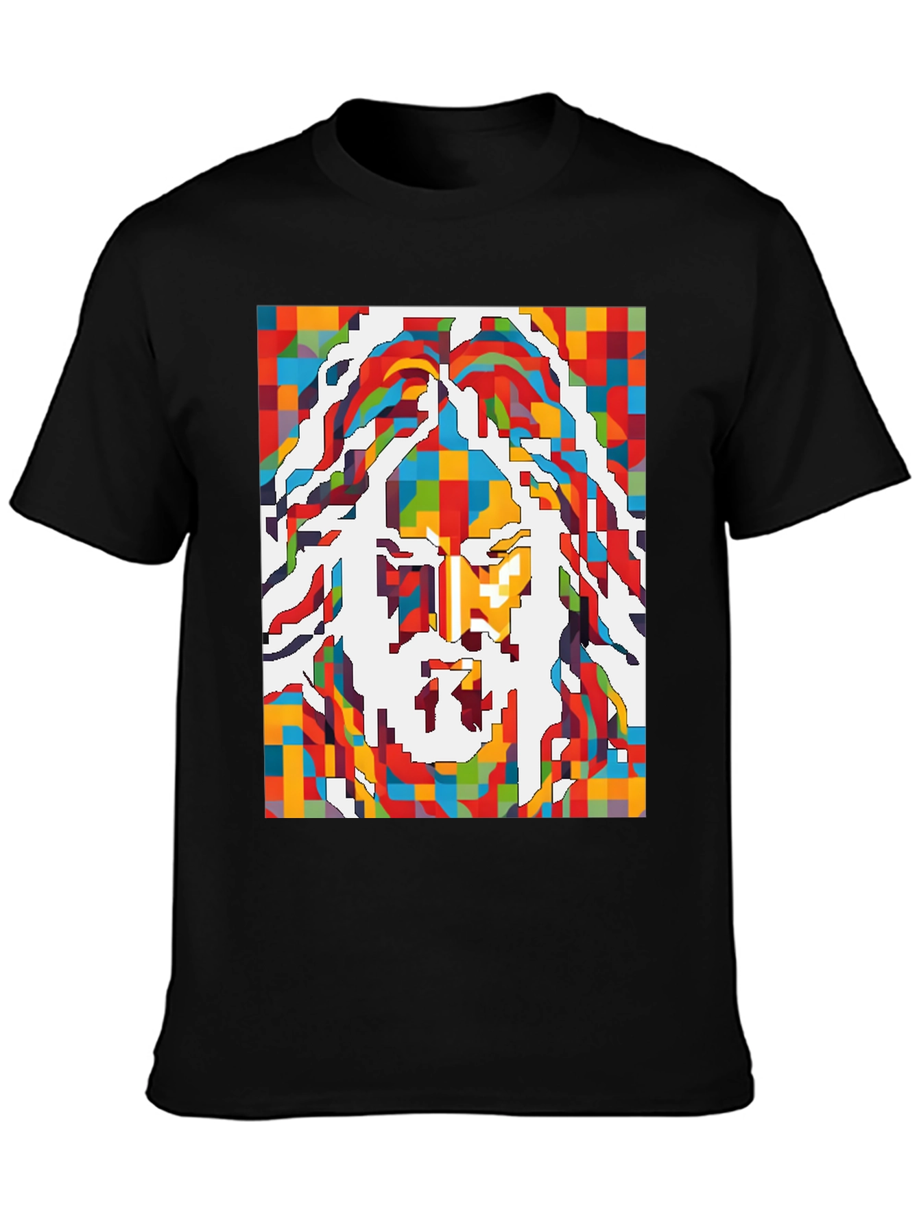 Pixel Art Jesus T-Shirt - Unique Christian Graphic Tee