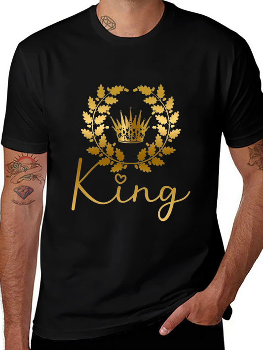 King Crown Graphic Tee - Stylish Mens T-Shirt