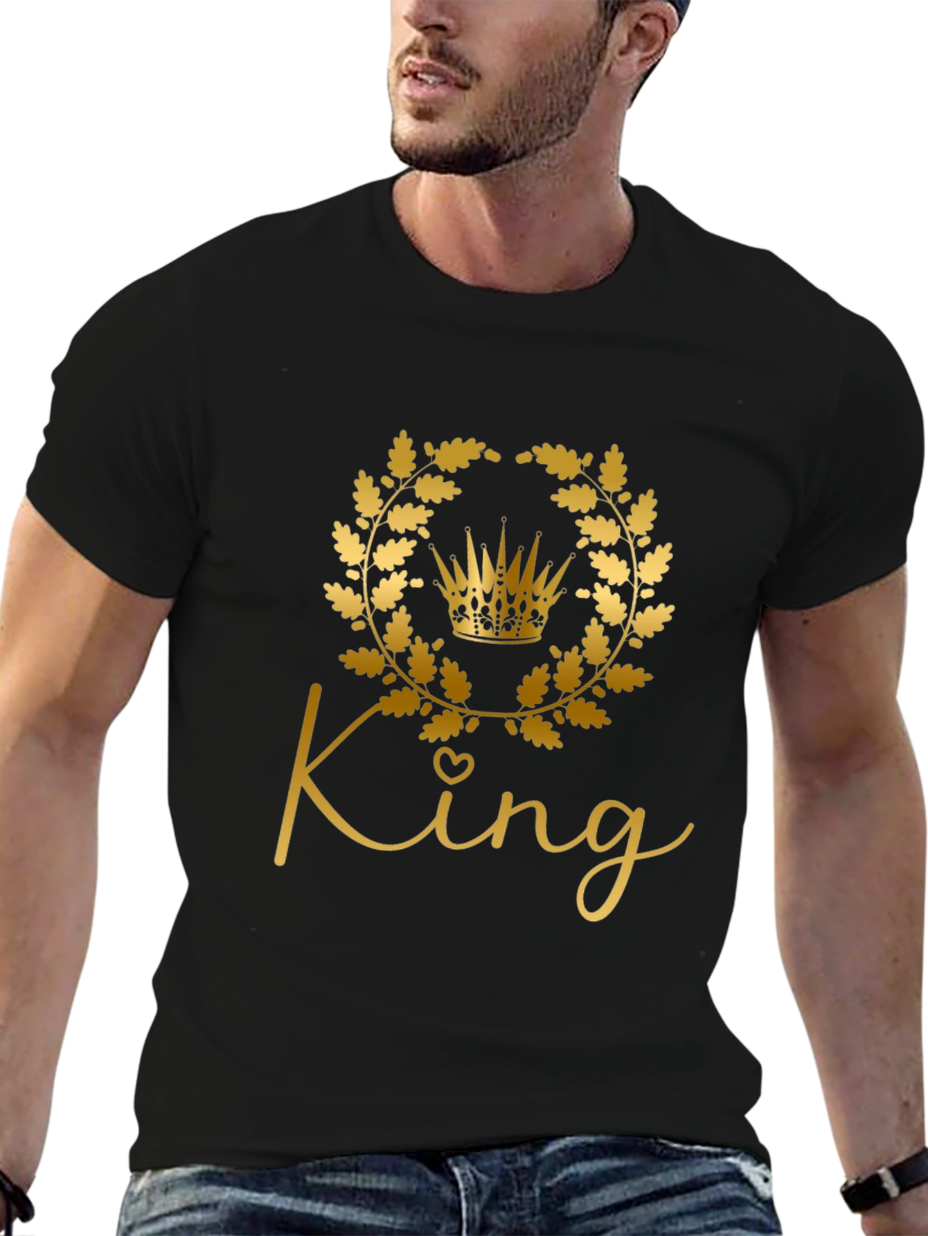 King Crown Graphic Tee - Stylish Mens T-Shirt