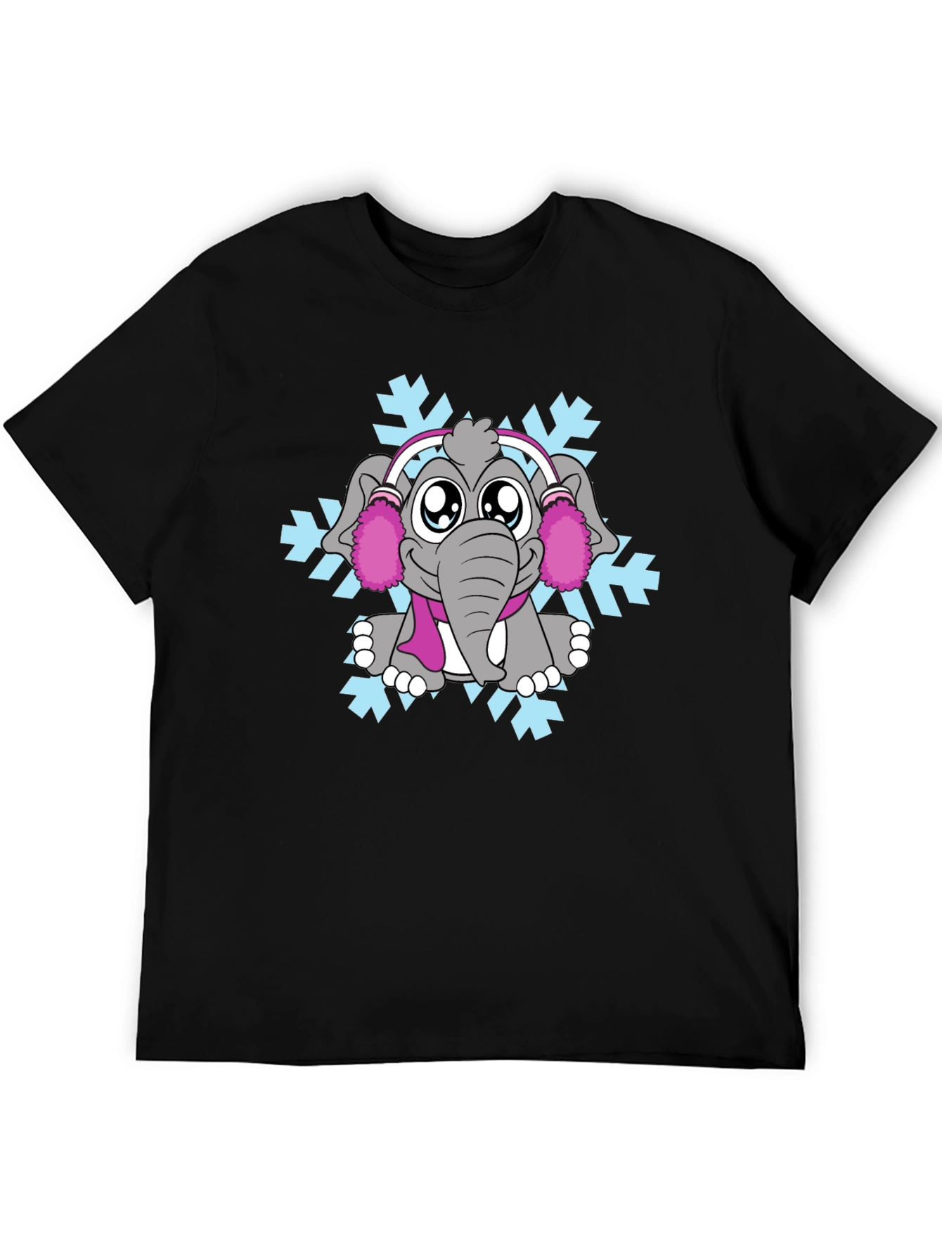 Winter Elephant Graphic Tee