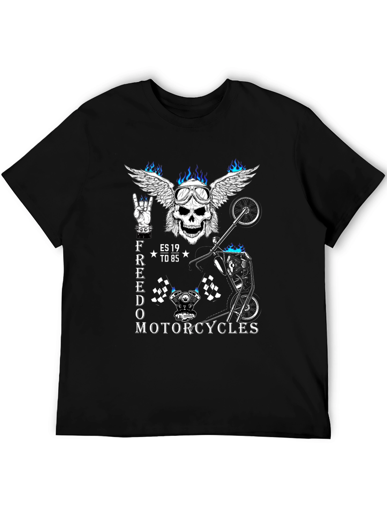 Freedom Motorcycles Graphic T-Shirt