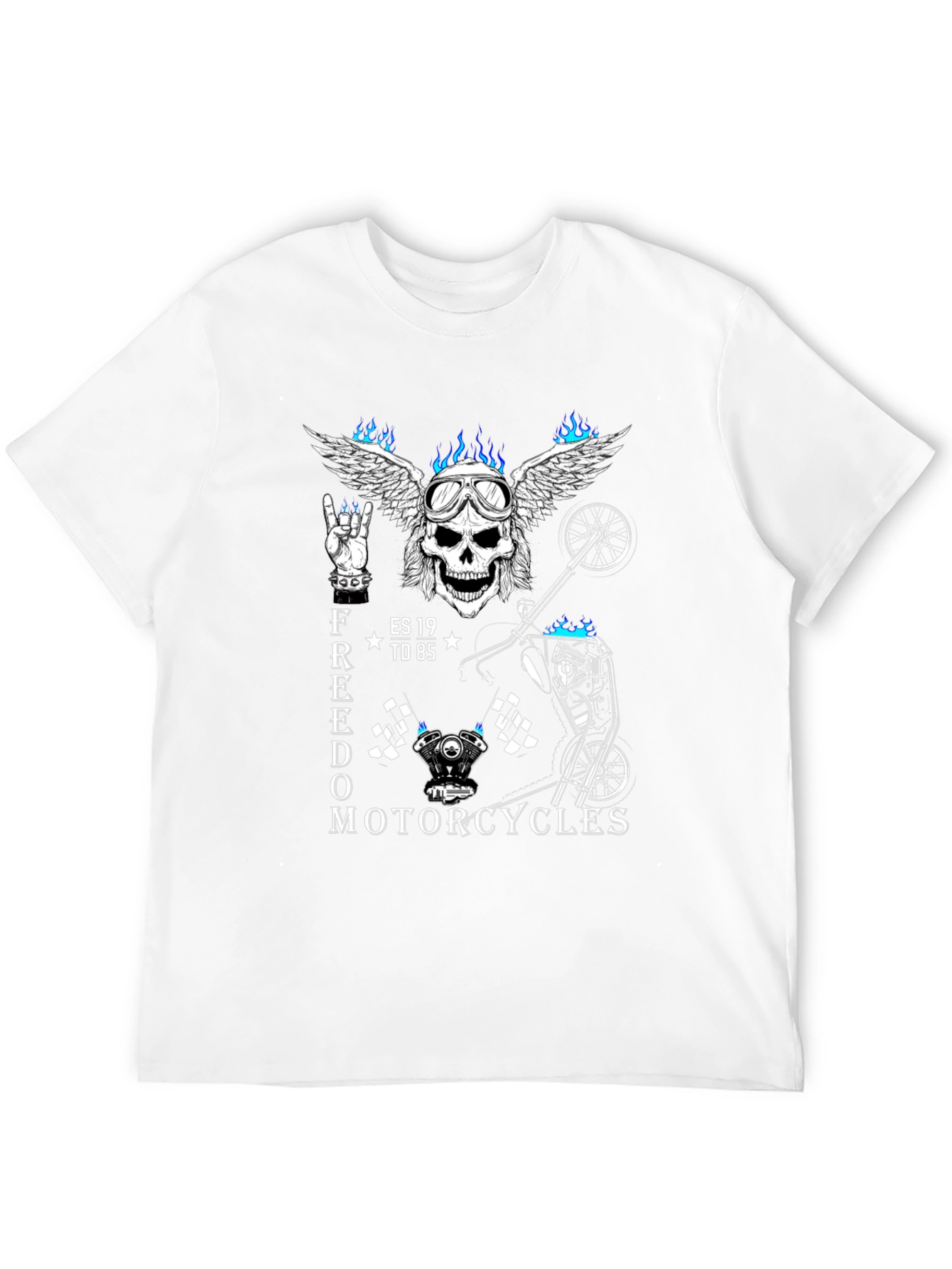 Freedom Motorcycles Graphic T-Shirt