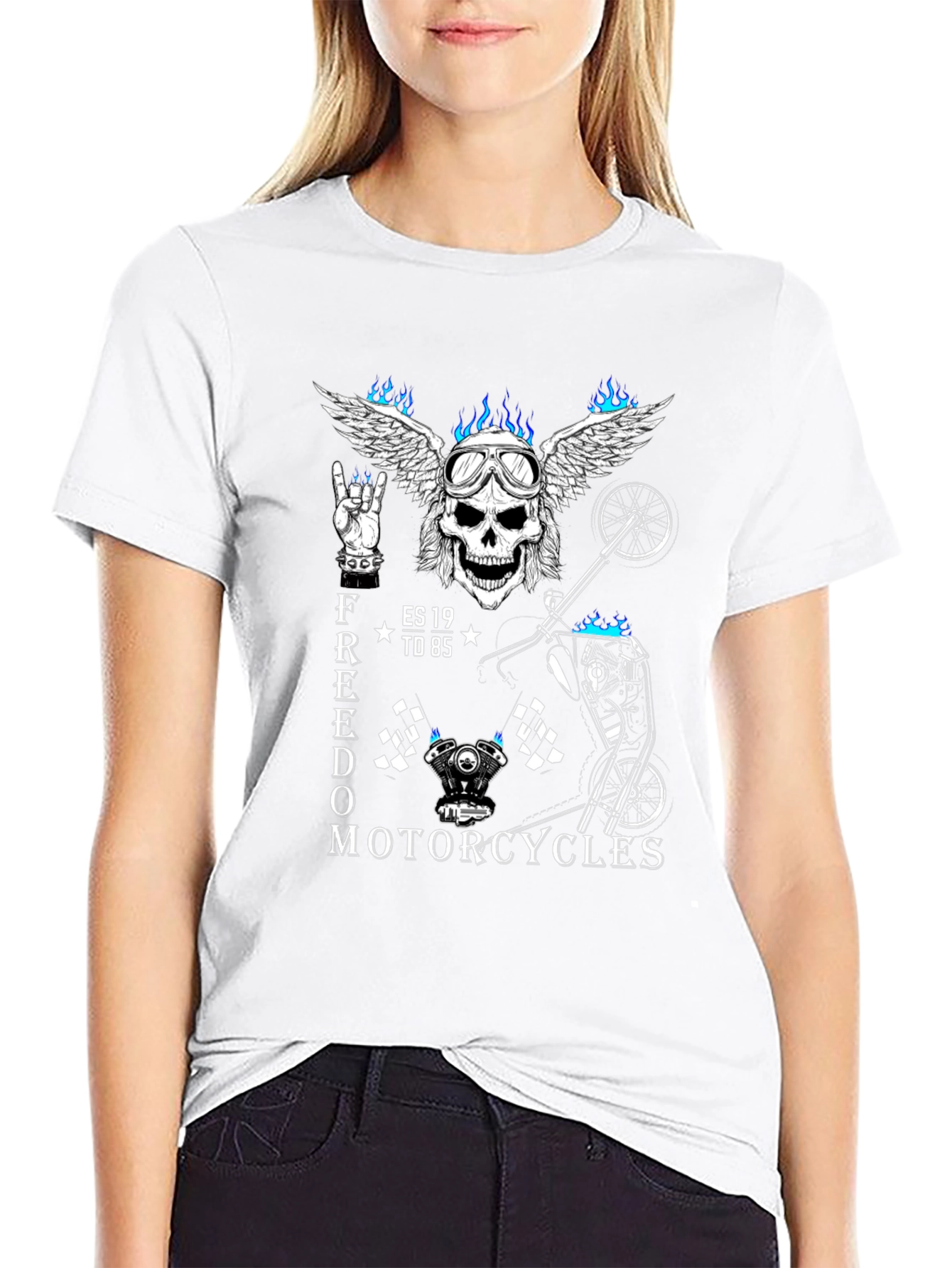 Freedom Motorcycles Graphic T-Shirt