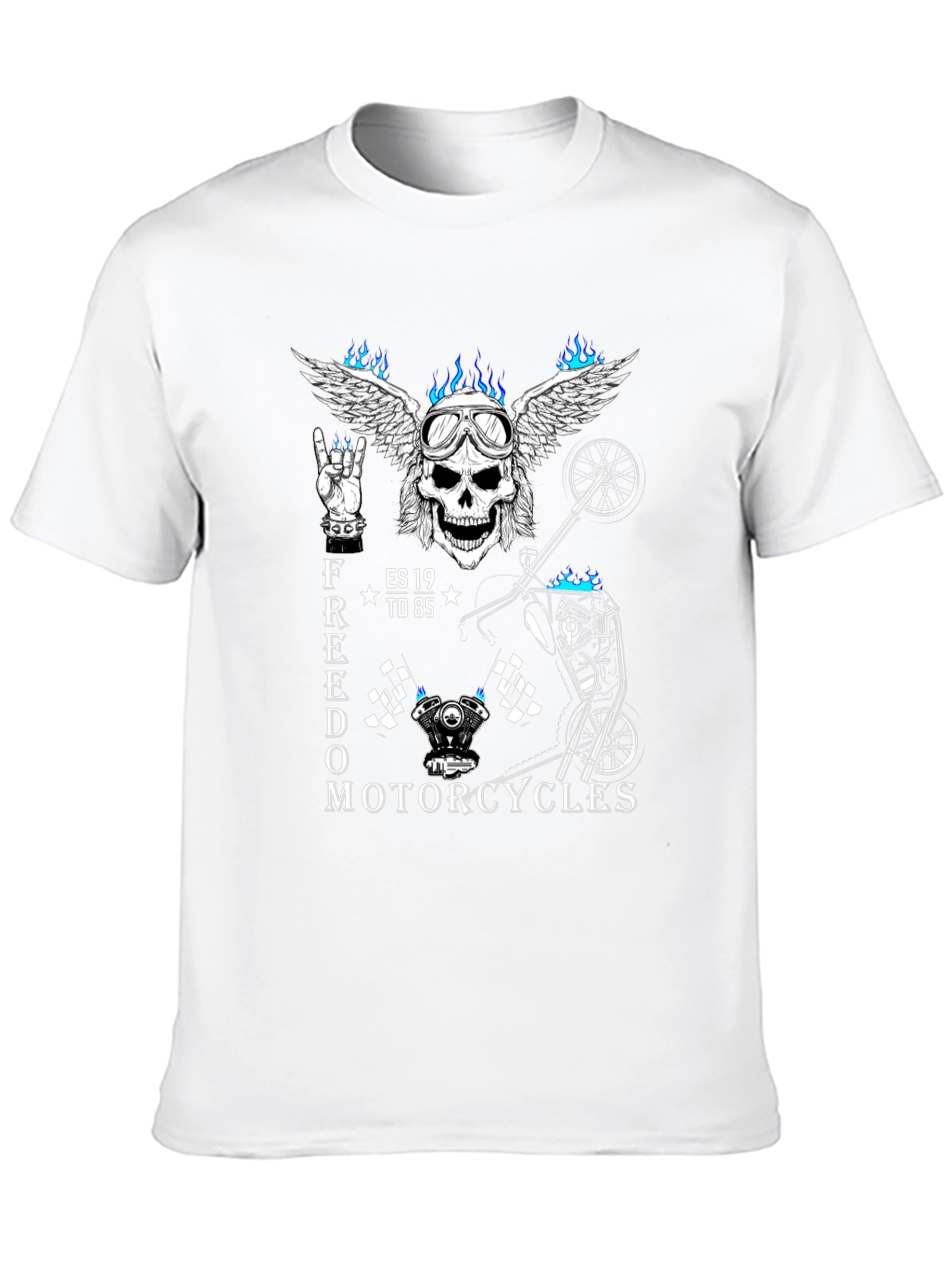 Freedom Motorcycles Graphic T-Shirt