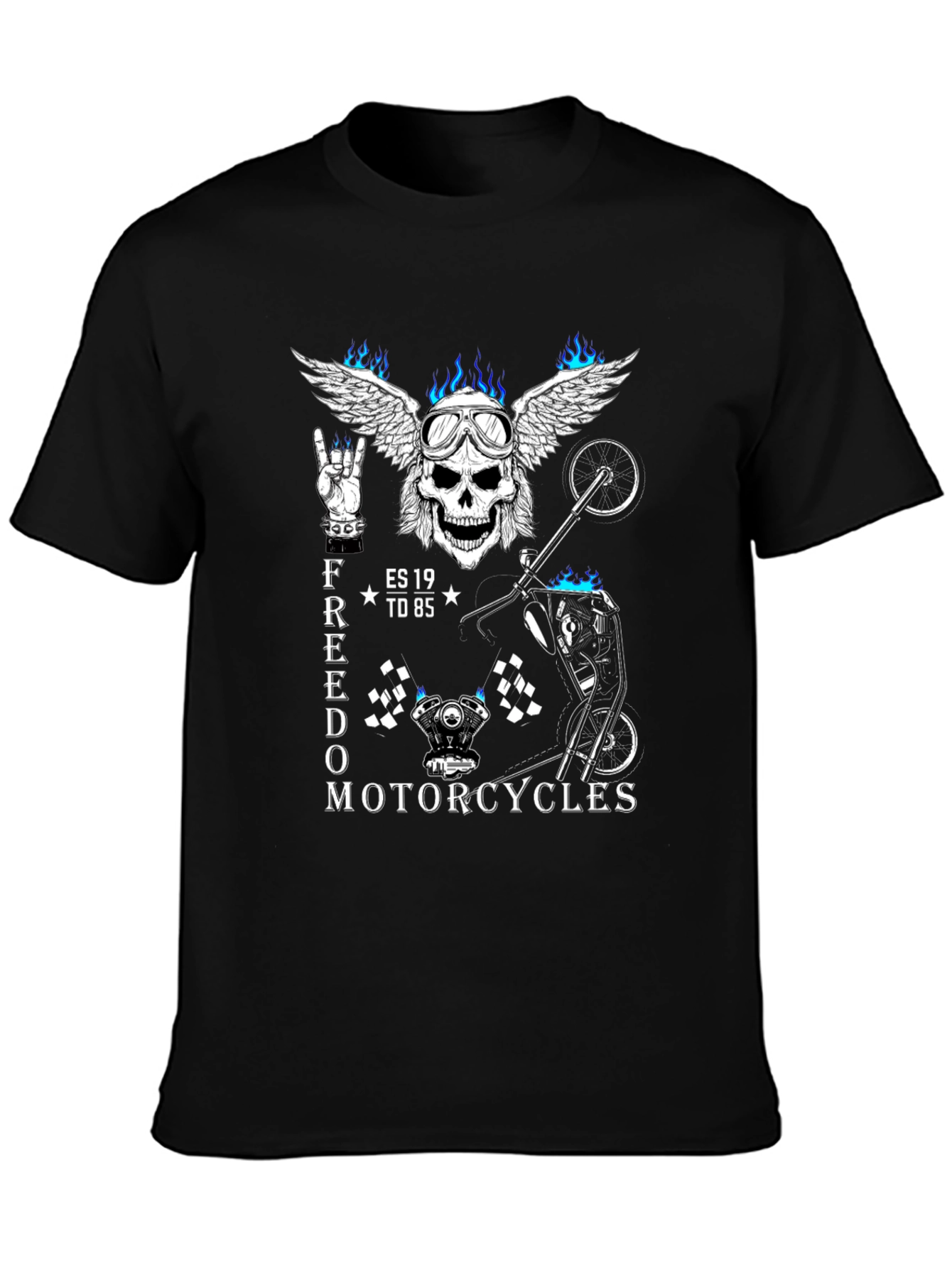Freedom Motorcycles Graphic T-Shirt