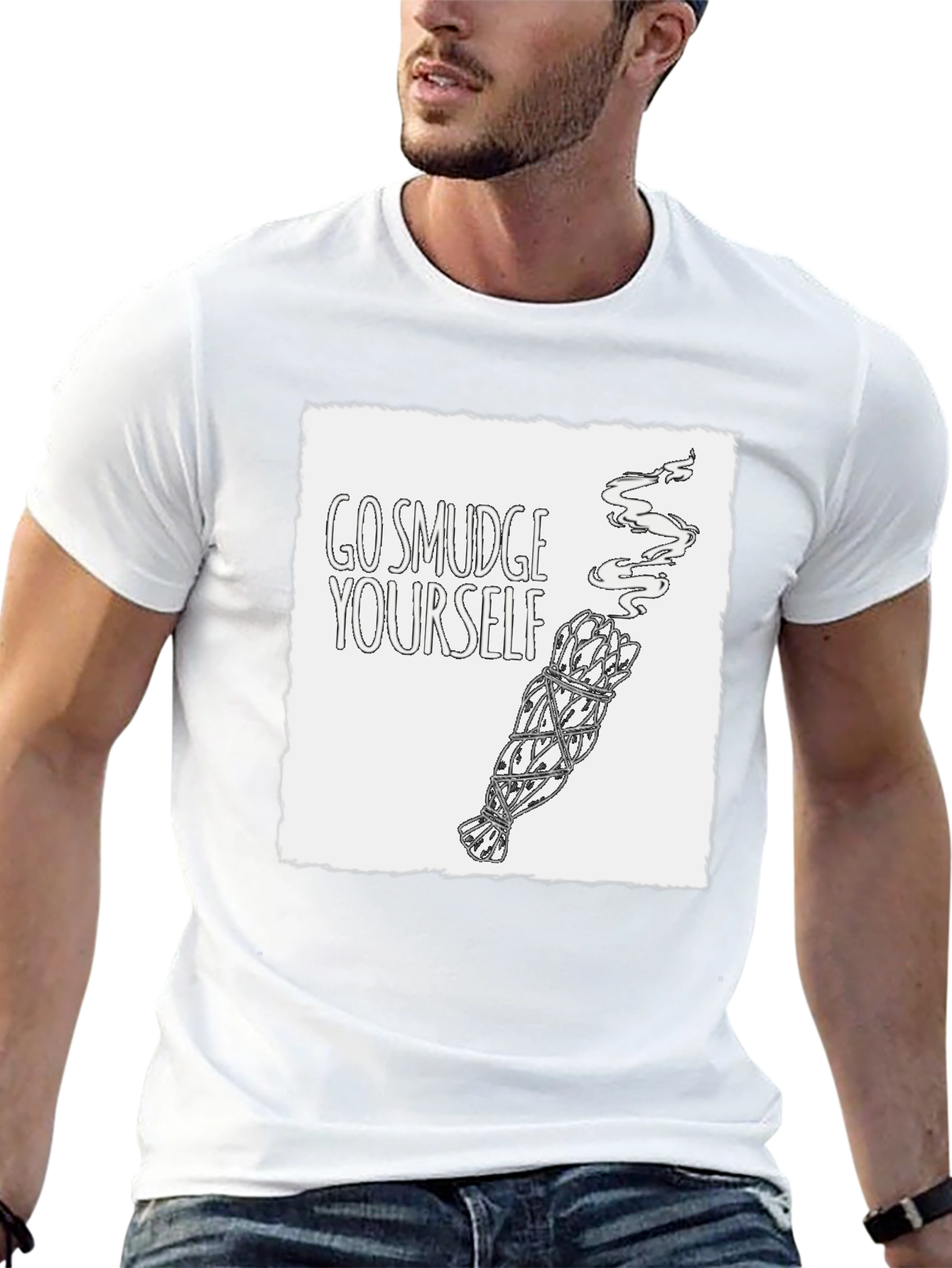 Go Smudge Yourself T-Shirt - Unisex Cotton Tee