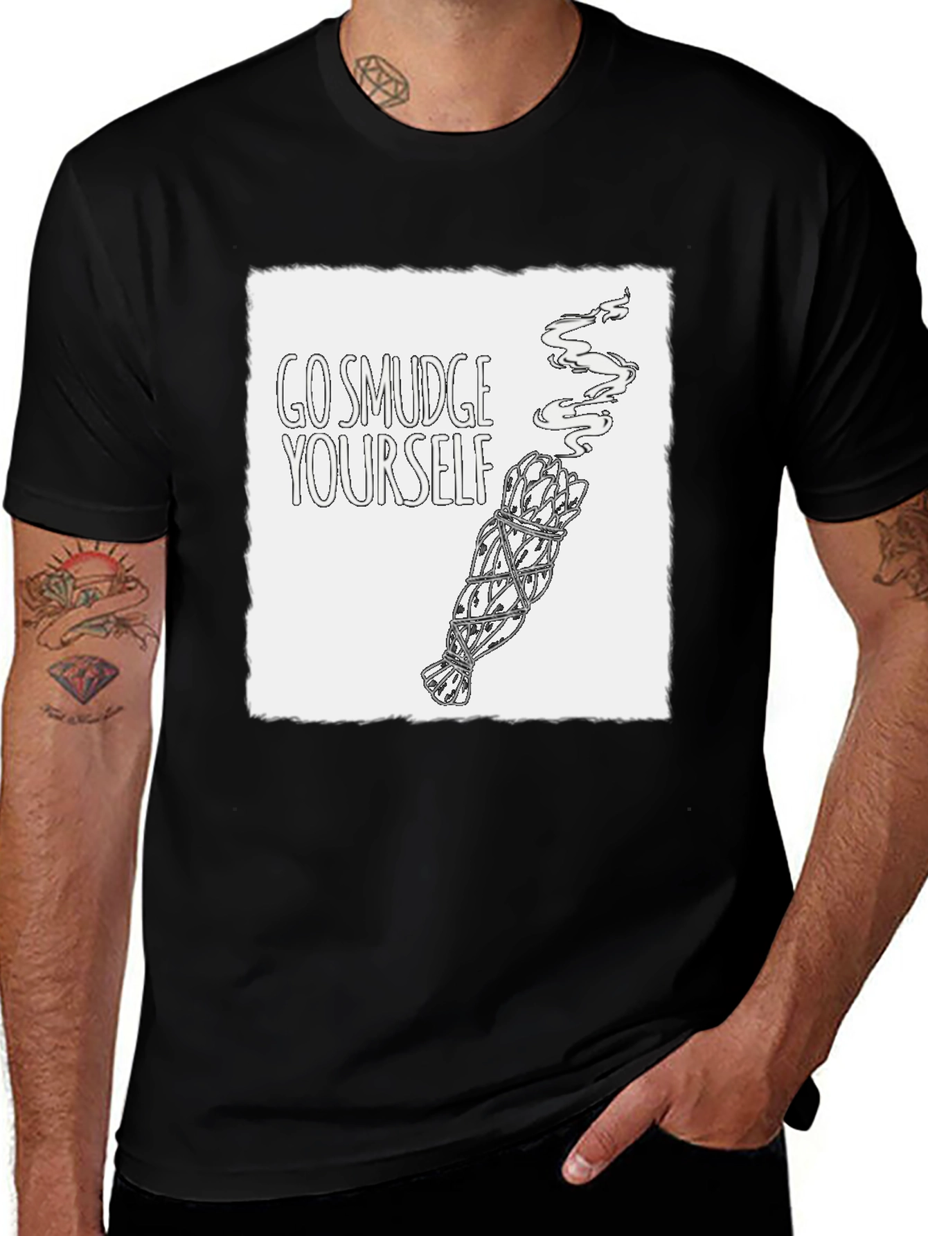 Go Smudge Yourself T-Shirt - Unisex Cotton Tee