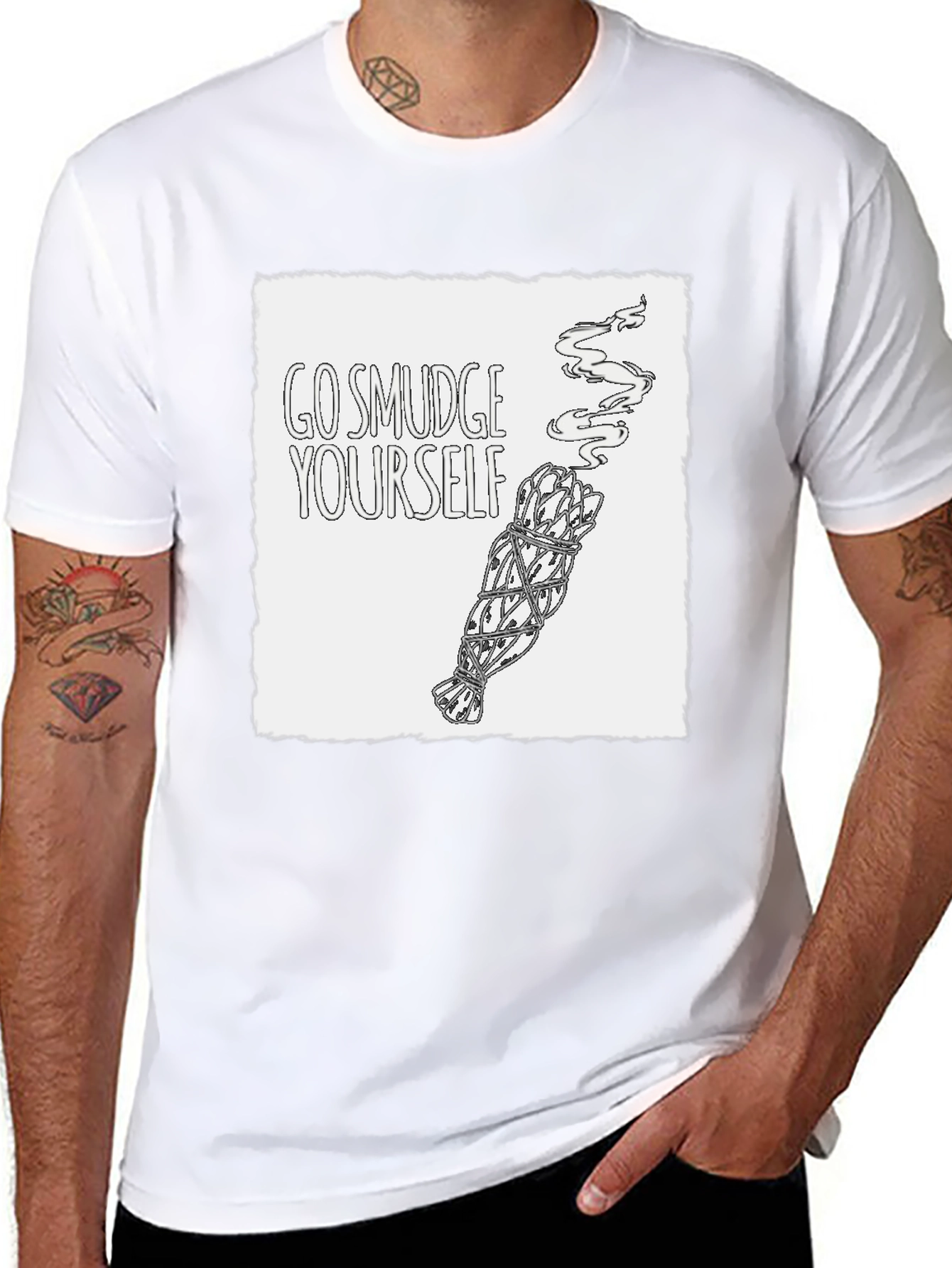Go Smudge Yourself T-Shirt - Unisex Cotton Tee