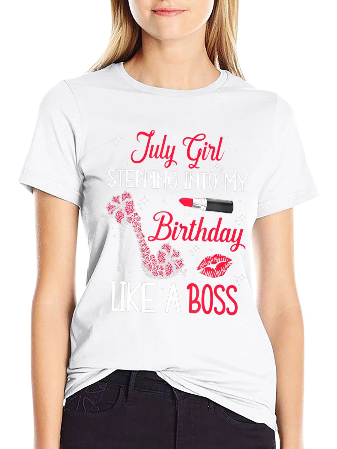July Girl Birthday Boss T-Shirt
