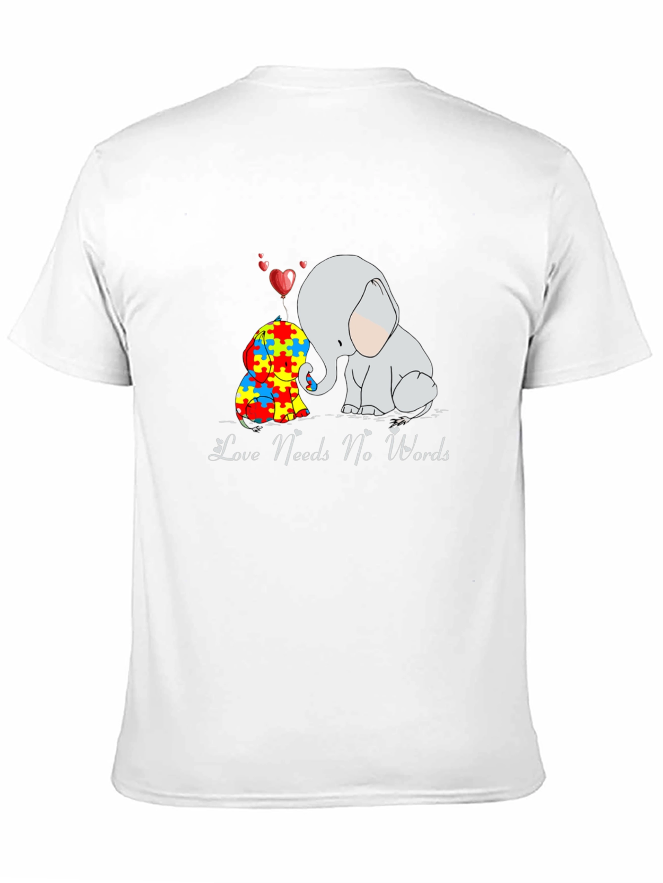 Love Needs No Words Autism Awareness T-Shirt