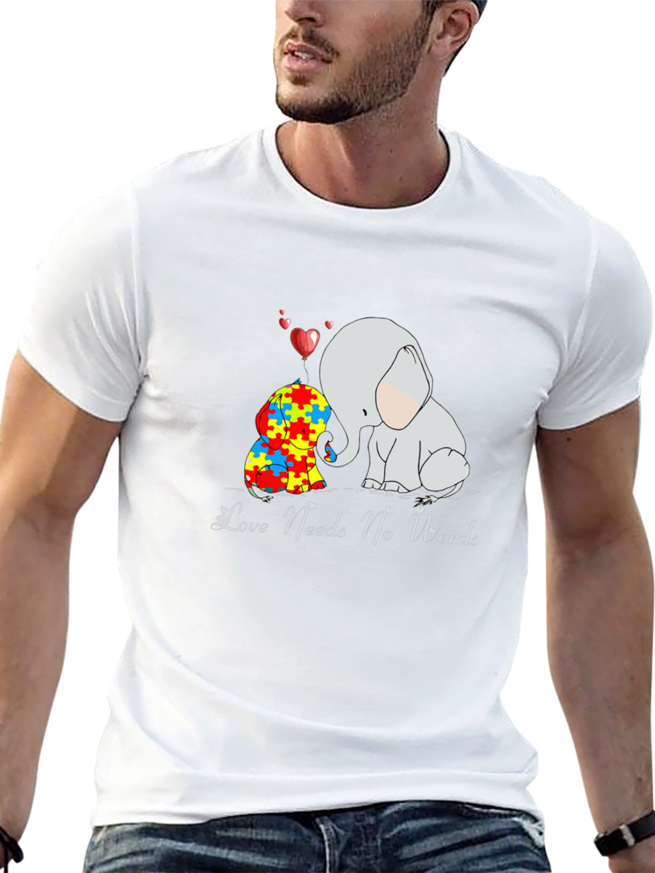 Love Needs No Words Autism Awareness T-Shirt