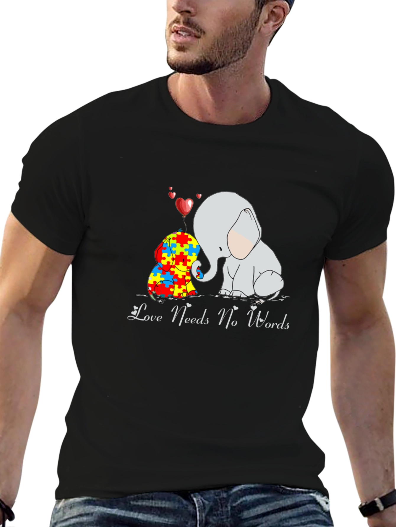 Love Needs No Words Autism Awareness T-Shirt