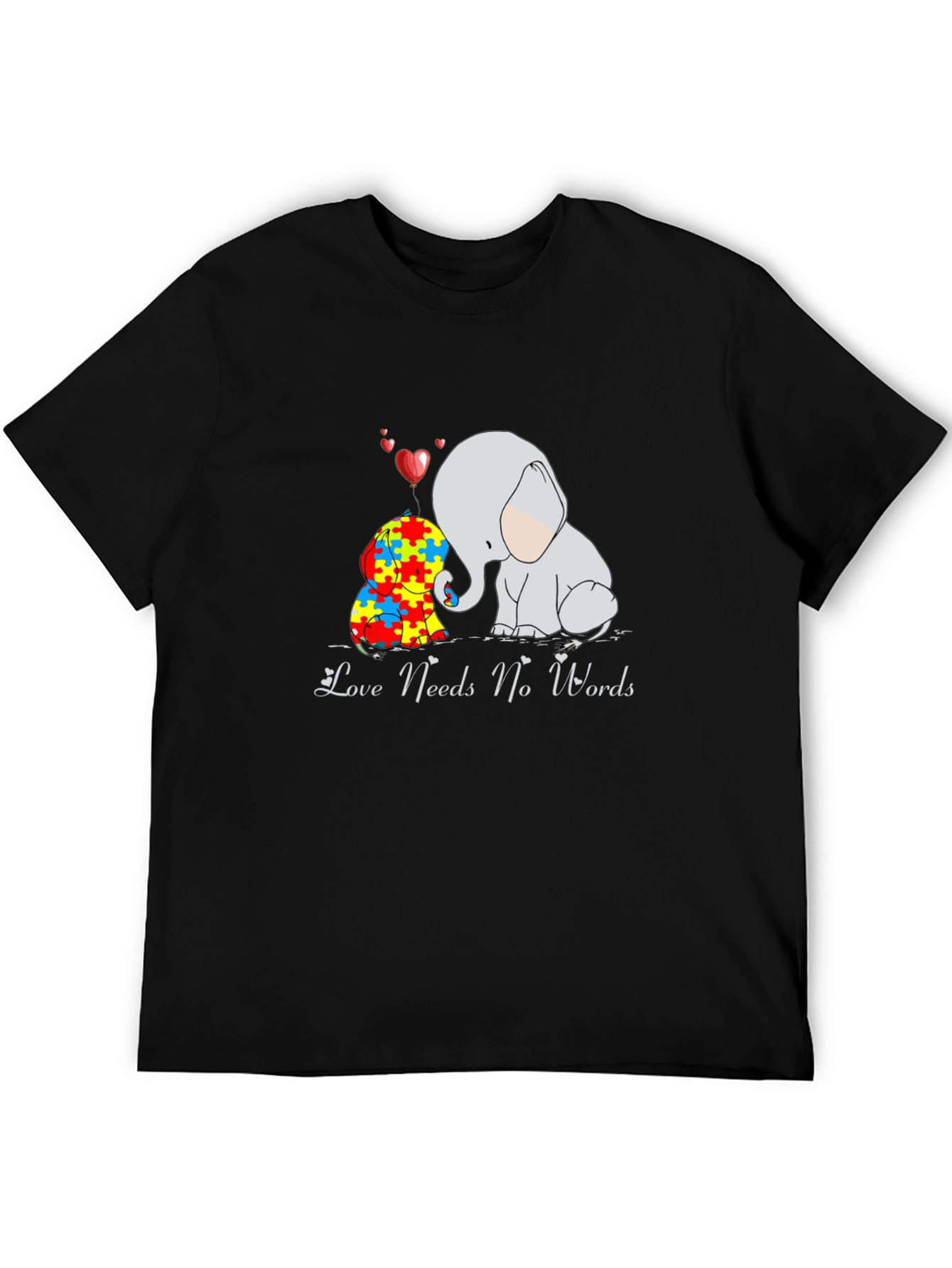 Love Needs No Words Autism Awareness T-Shirt
