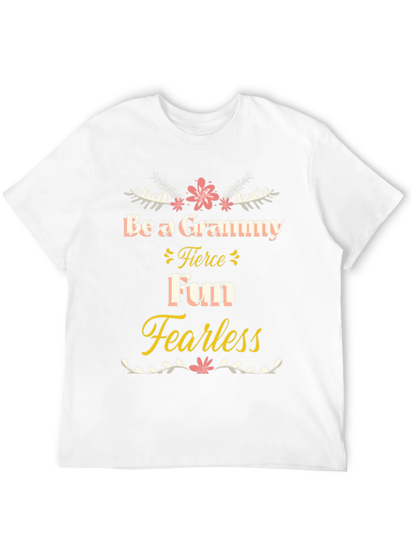 Grammy Fierce Fun Fearless Black T-Shirt